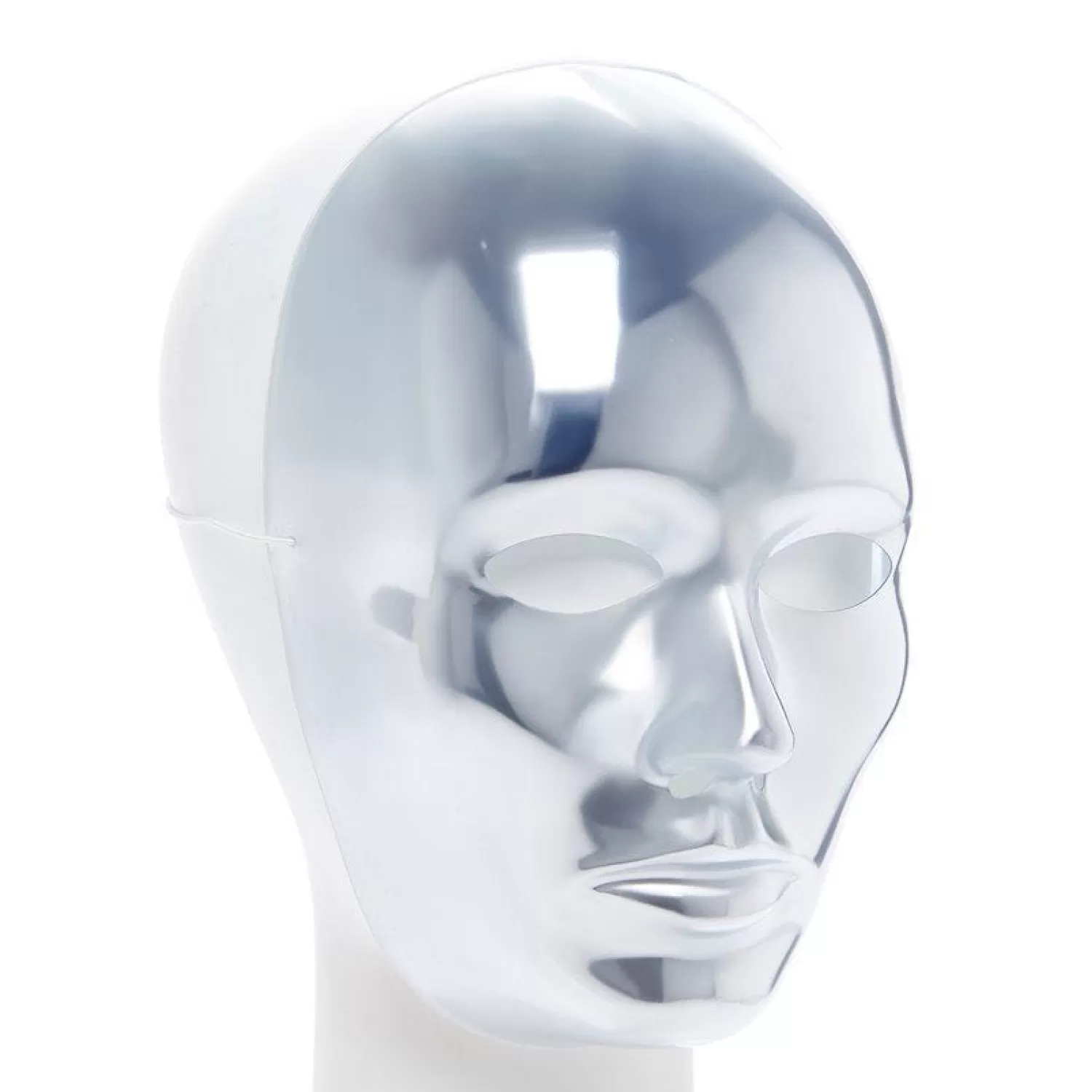 Online Party Delights Silver Masquerade Face Mask