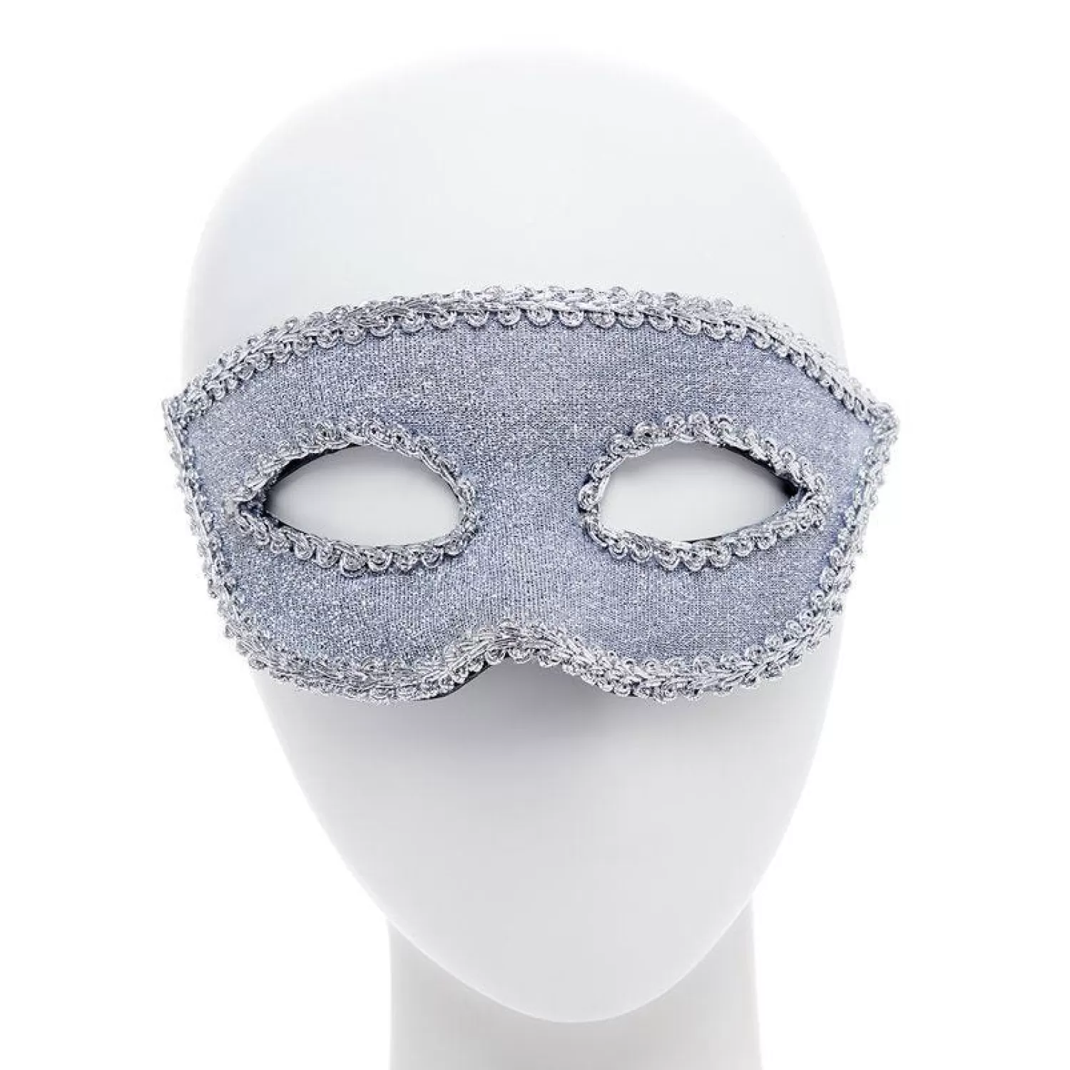 Flash Sale Party Delights Silver Masquerade Mask With Ribbon