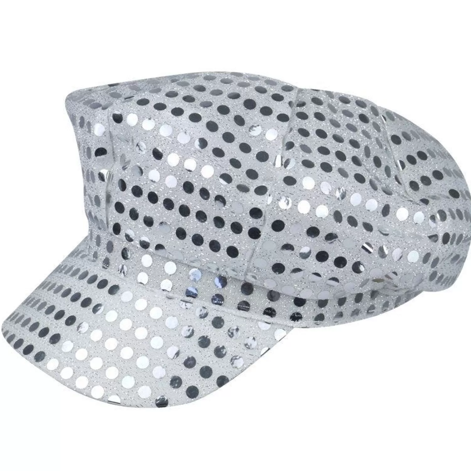 Hot Party Delights Silver Sequin Disco Hat