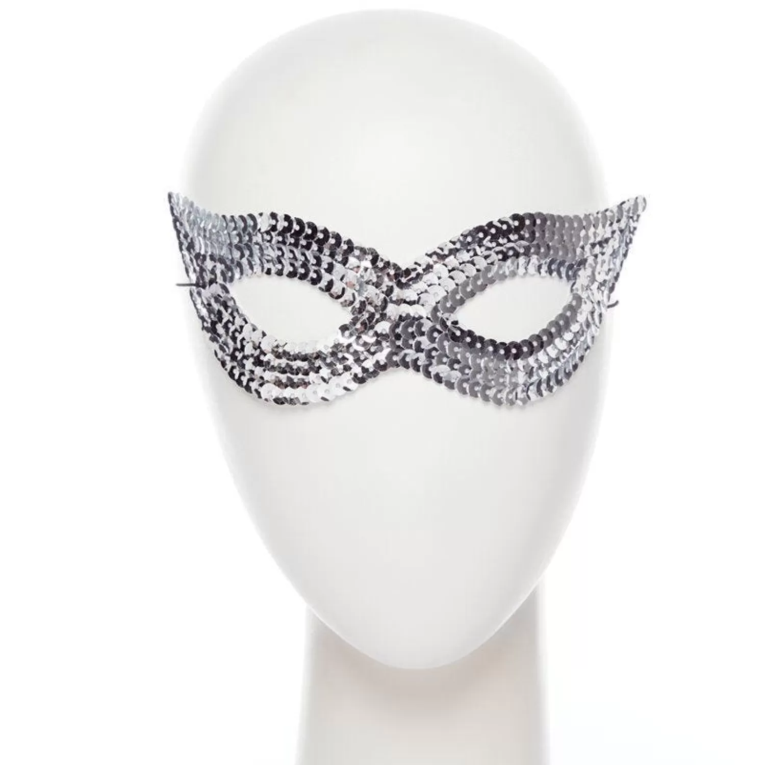 Flash Sale Party Delights Silver Sequin Mask