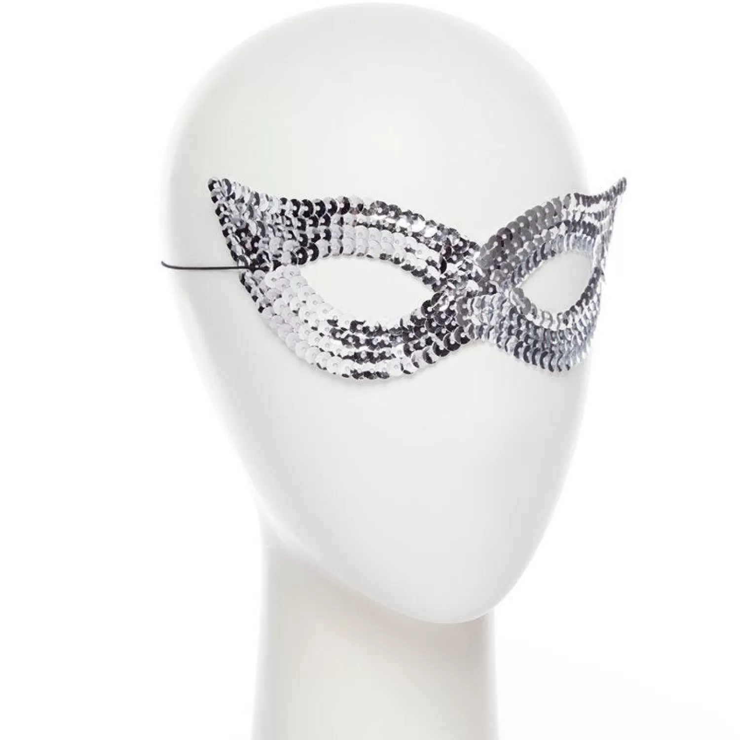 Flash Sale Party Delights Silver Sequin Mask