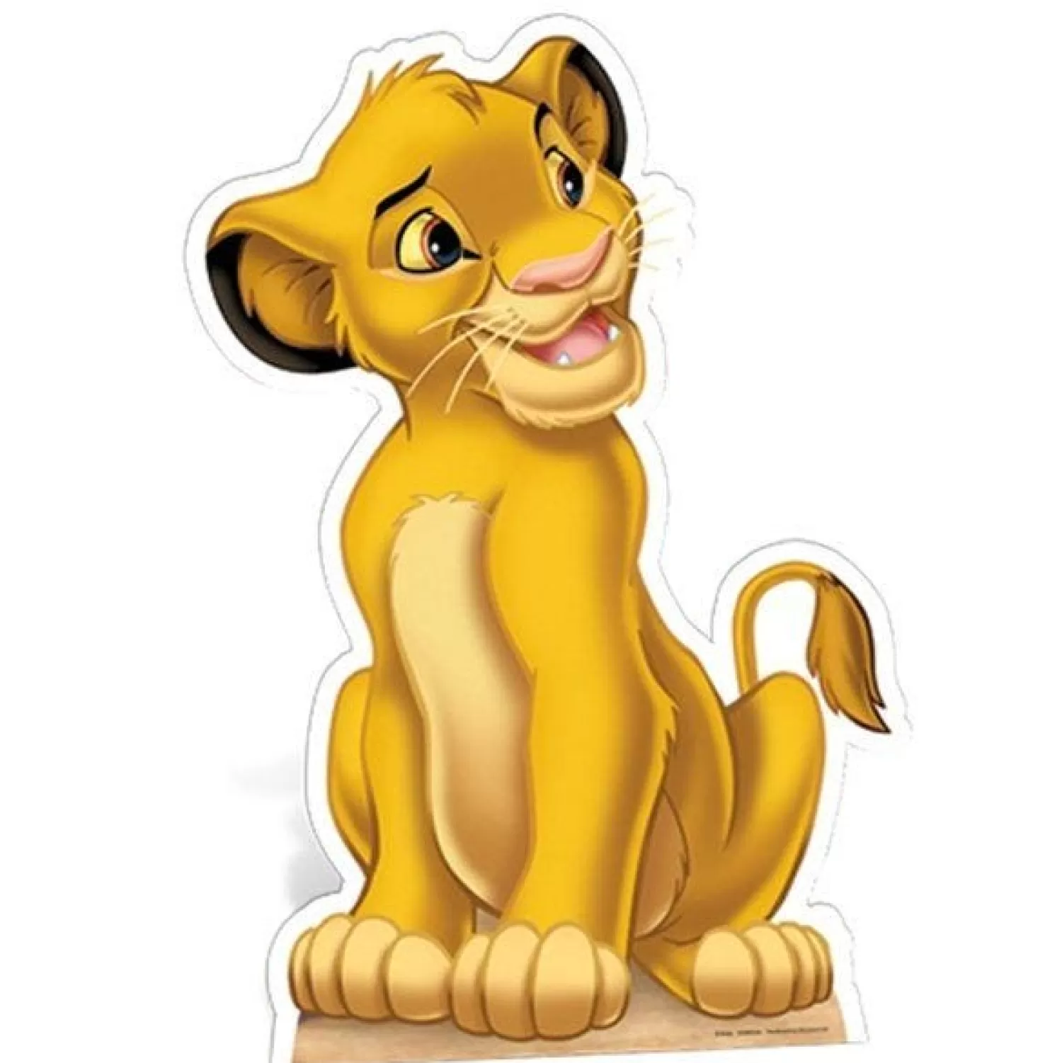 Clearance Party Delights Simba Lion King Cardboard Cutout - 84Cm X 58Cm