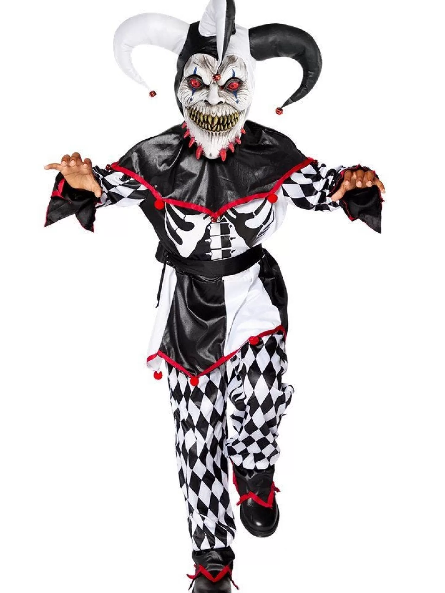 Sinister Jester Clown - Child And Teen Costume<Party Delights Fashion