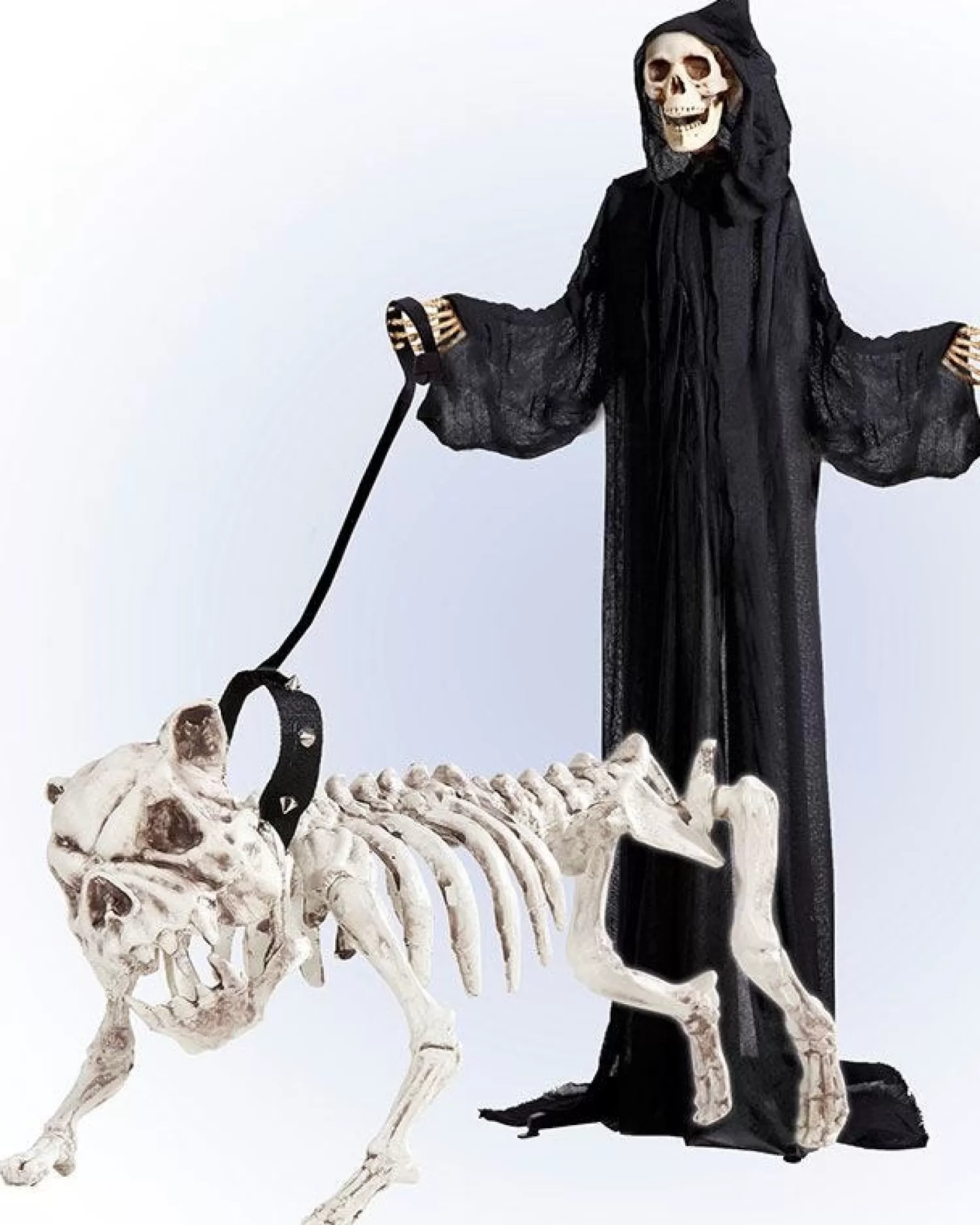 Skeleton Dog With Lead - 45Cm<Party Delights Discount