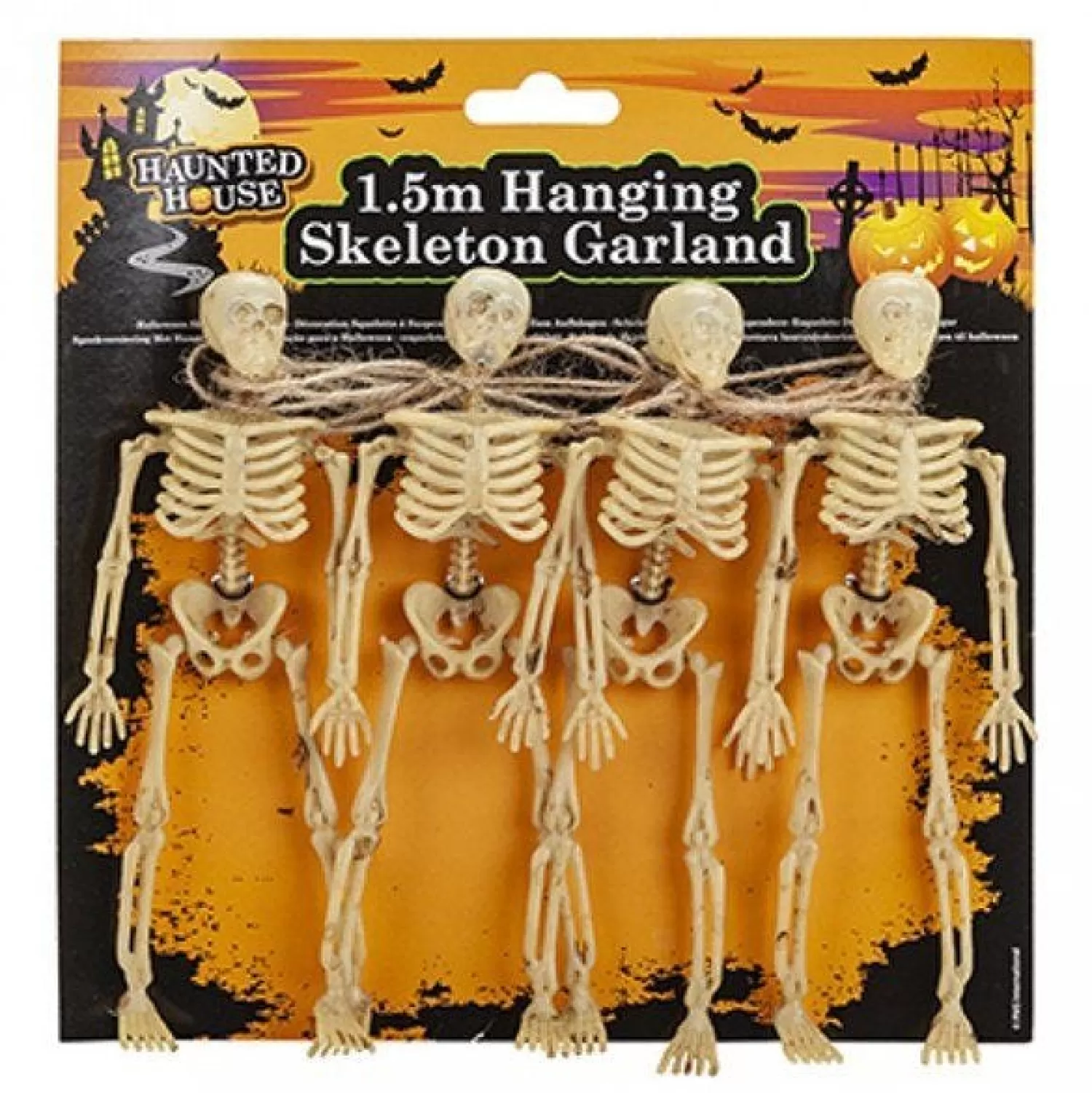 Skeleton Garland - 1.5M<Party Delights Hot