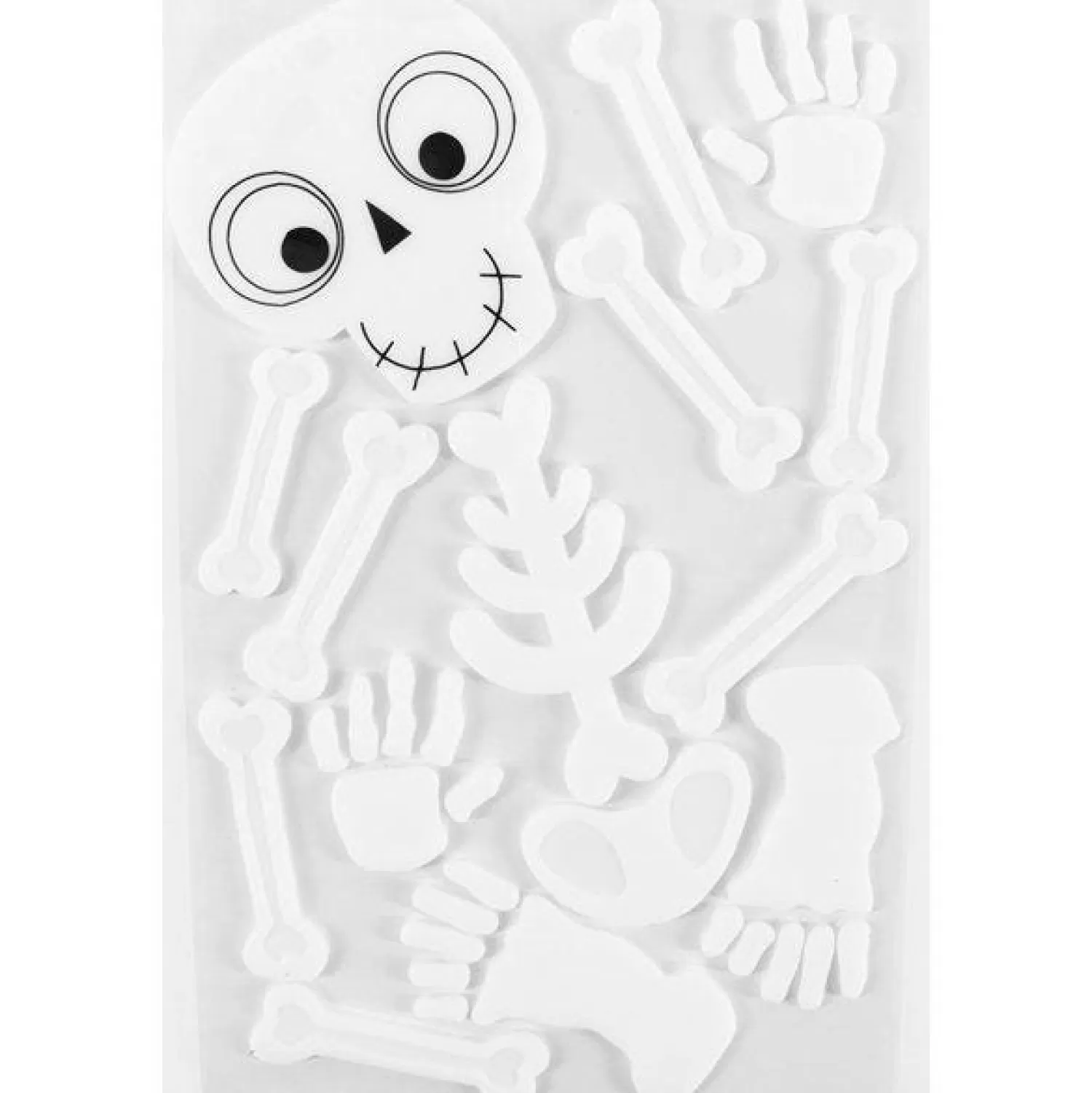 Skeleton Gel Window Cling<Party Delights Sale