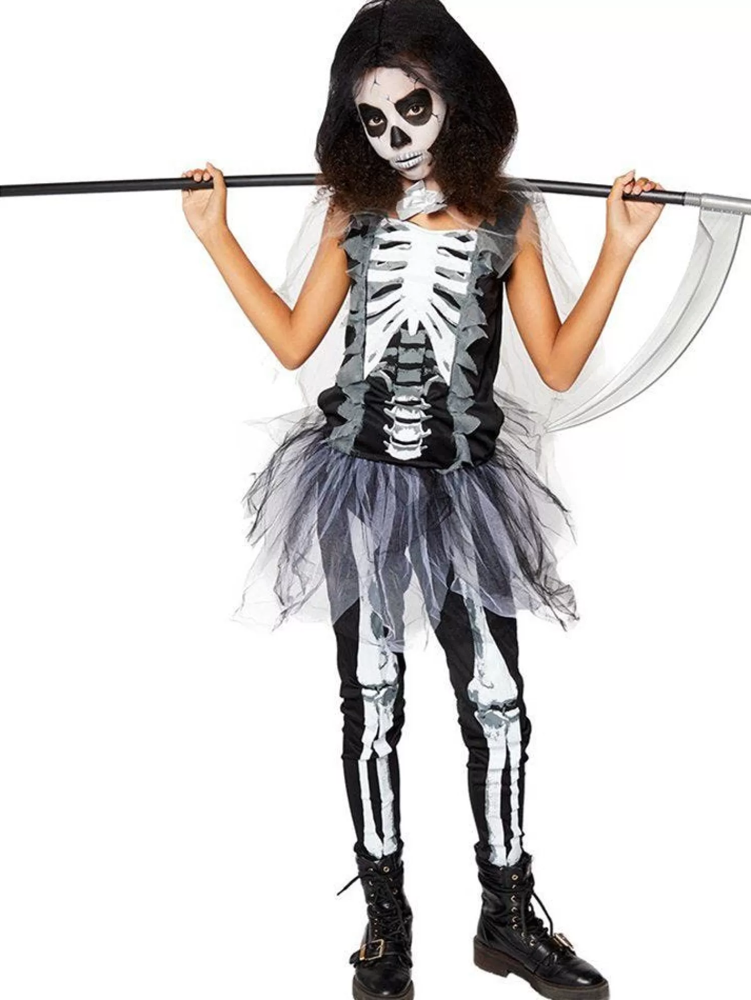 Skeleton Reaper - Child And Teen Costume<Party Delights Store