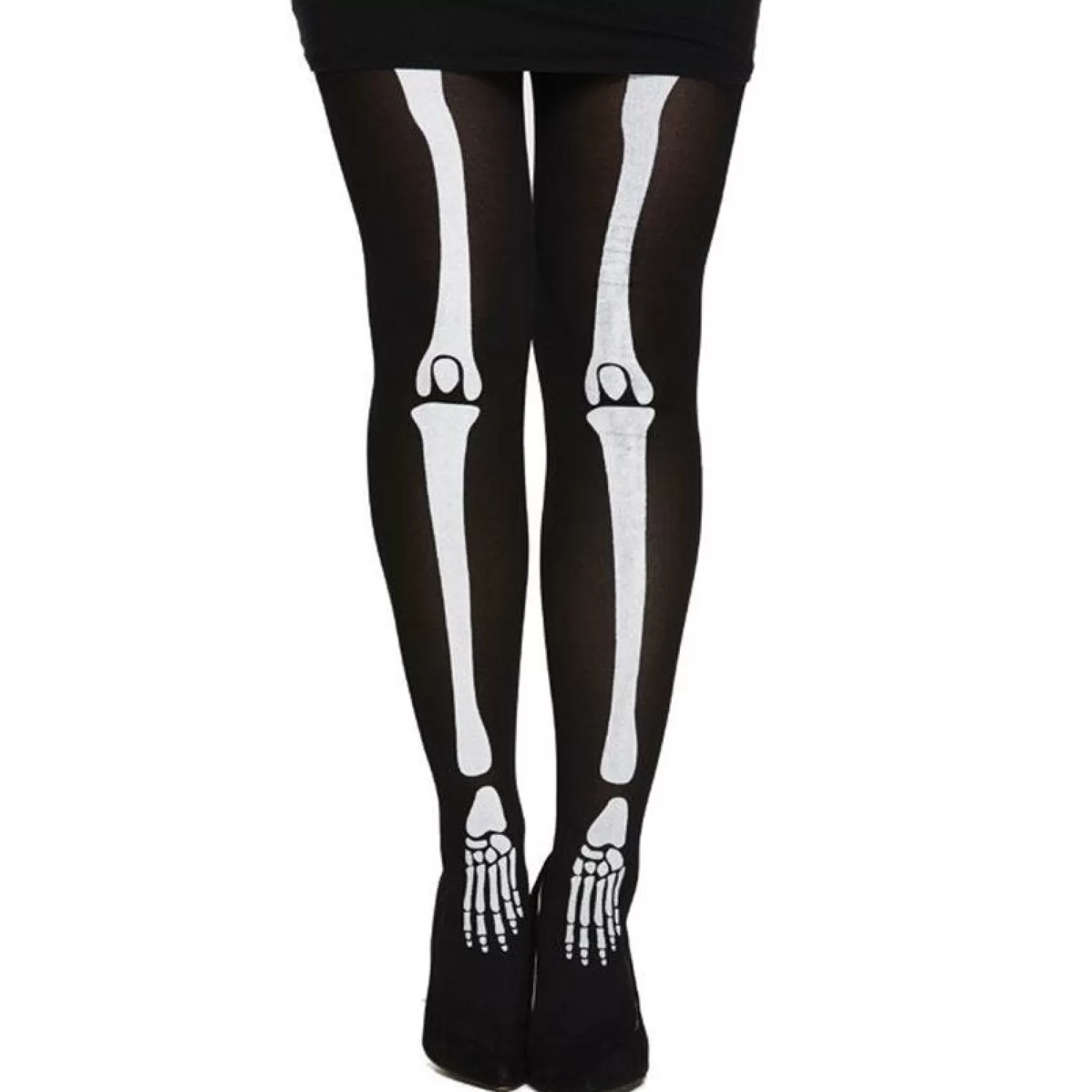 Skeleton Tights - Adult One Size<Party Delights Clearance