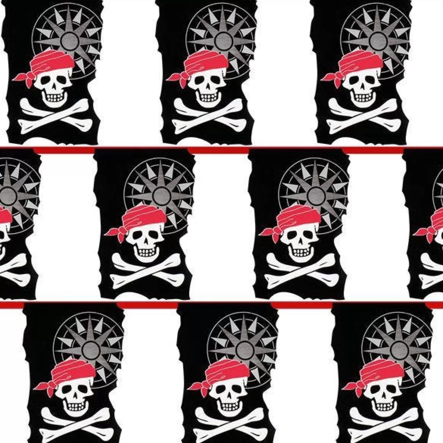 Sale Party Delights Skull & Crossbone Pirate Bunting - 10M