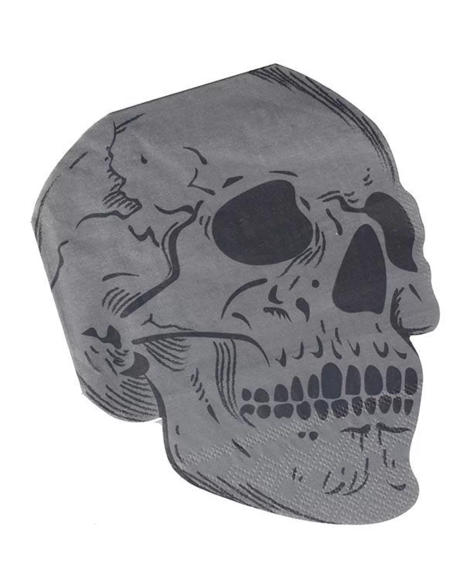 Skull Paper Napkins (8Pk)<Party Delights Fashion