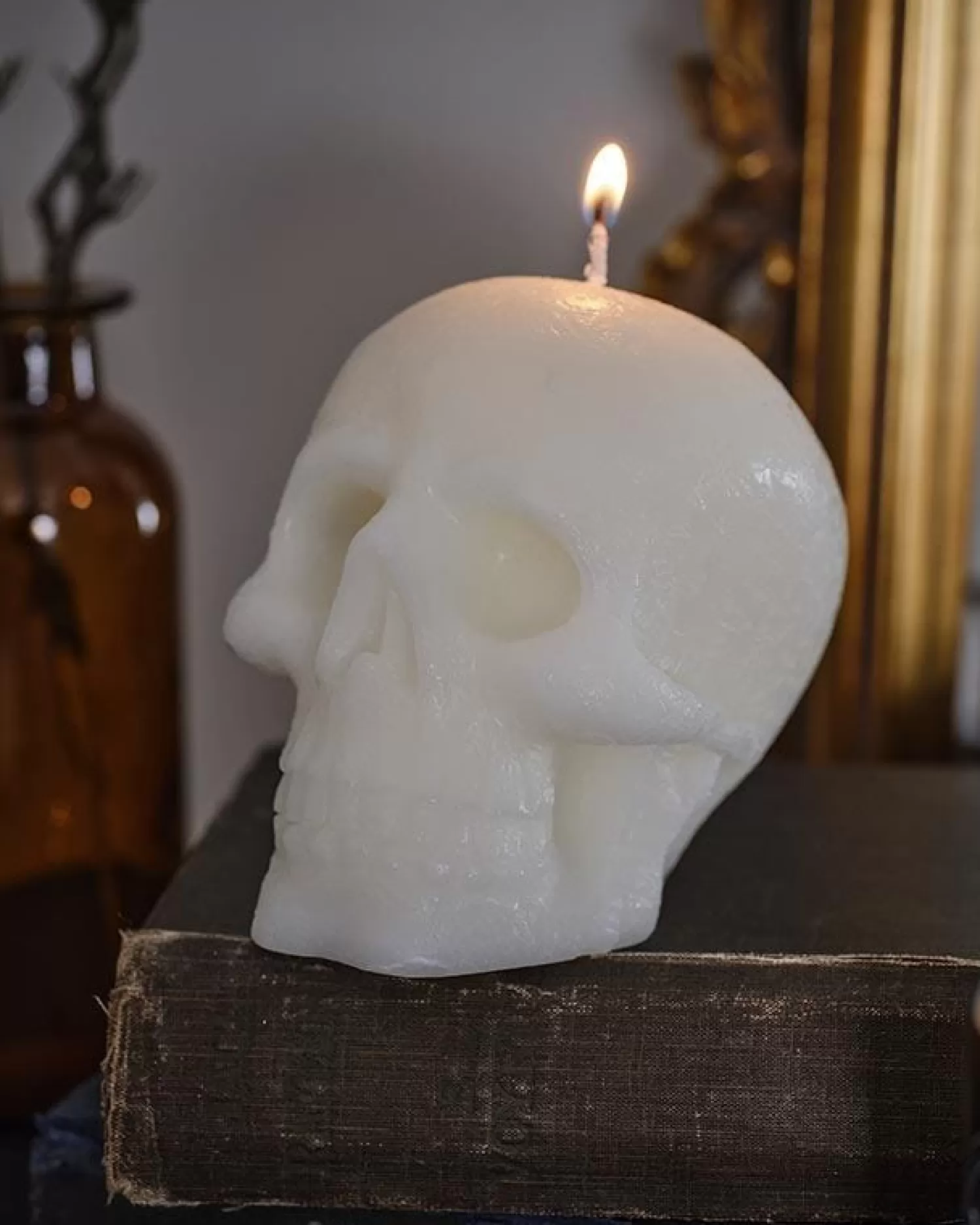 Skull Shaped Candle<Party Delights Online