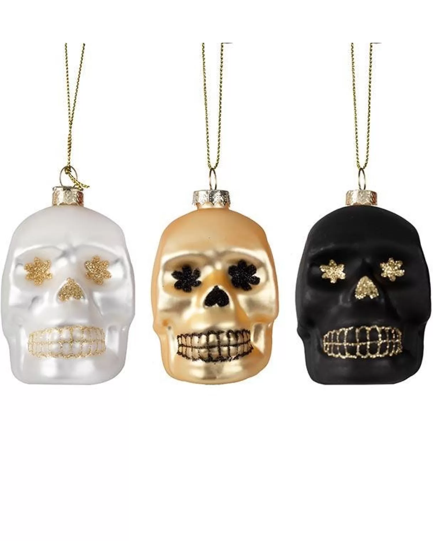 Skull Tree Decorations (3Pk)<Party Delights New