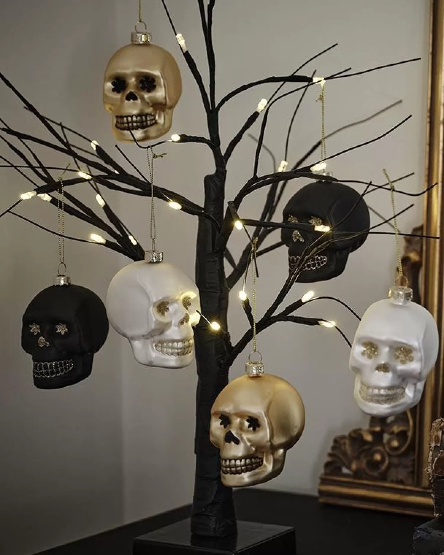 Skull Tree Decorations (3Pk)<Party Delights New