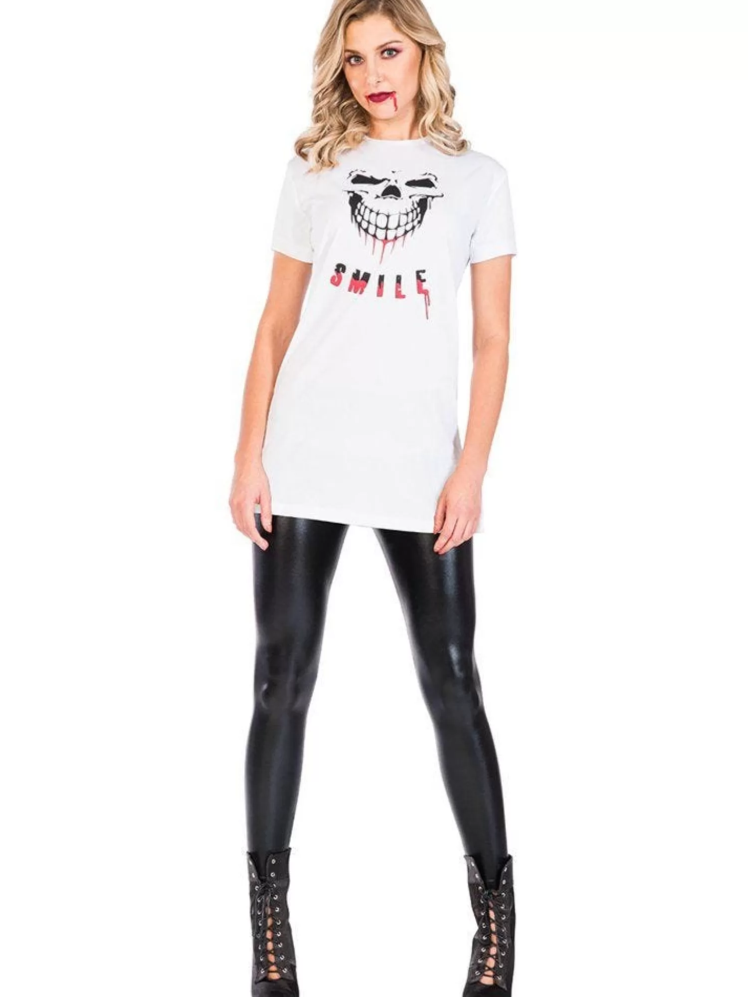 Smile T Shirt Dress - Adult Costume<Party Delights New