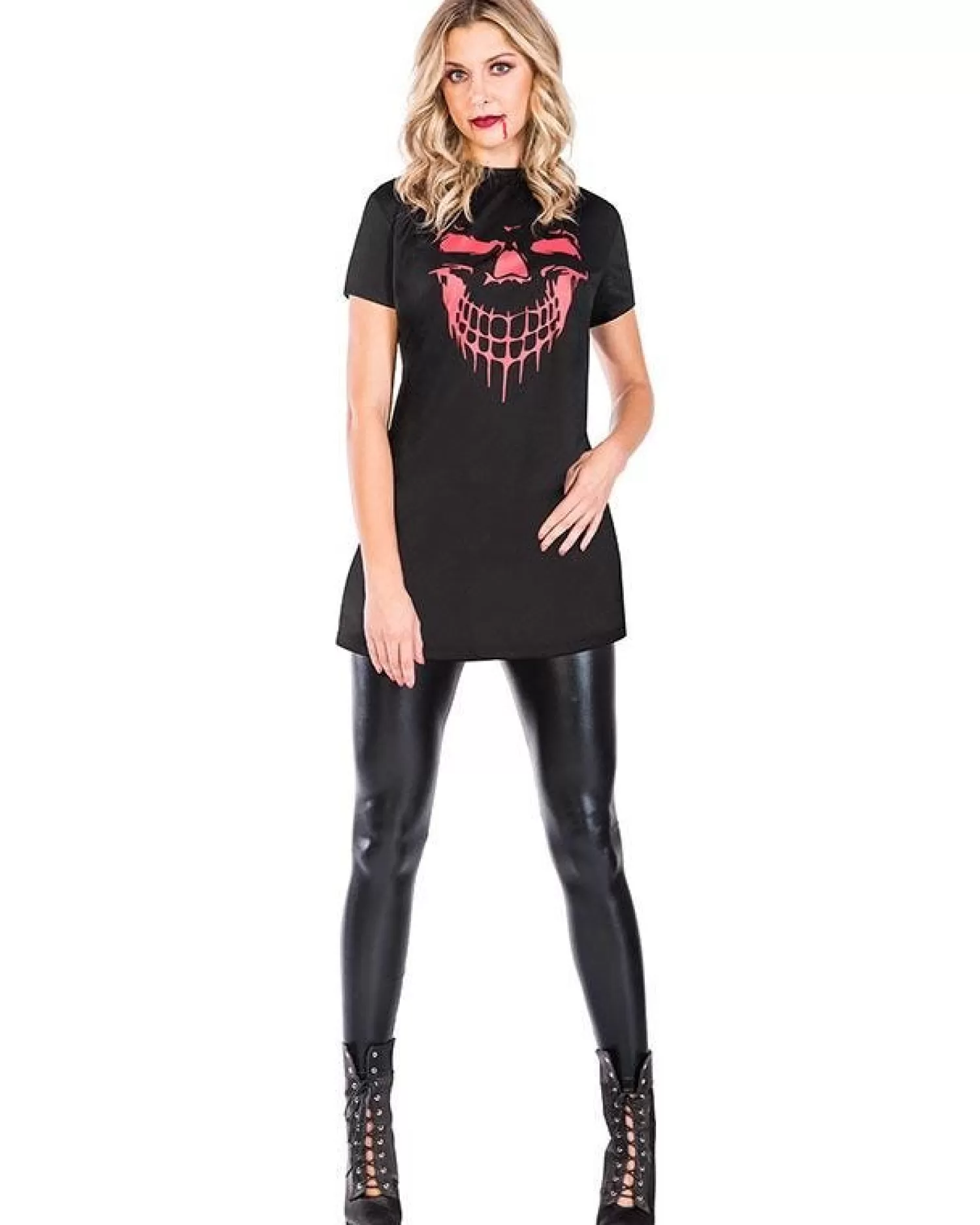 Smile Tshirt Dress - Adult Costume<Party Delights Best