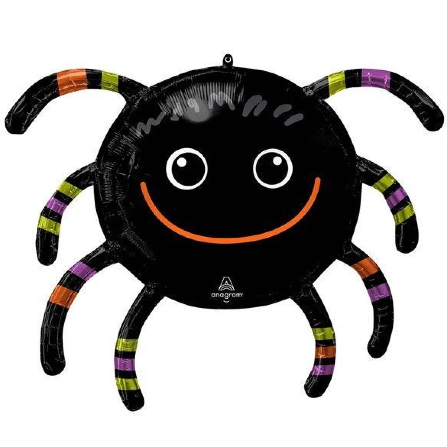 Smiley Spider Shaped Foil Balloon - 28"<Party Delights Cheap