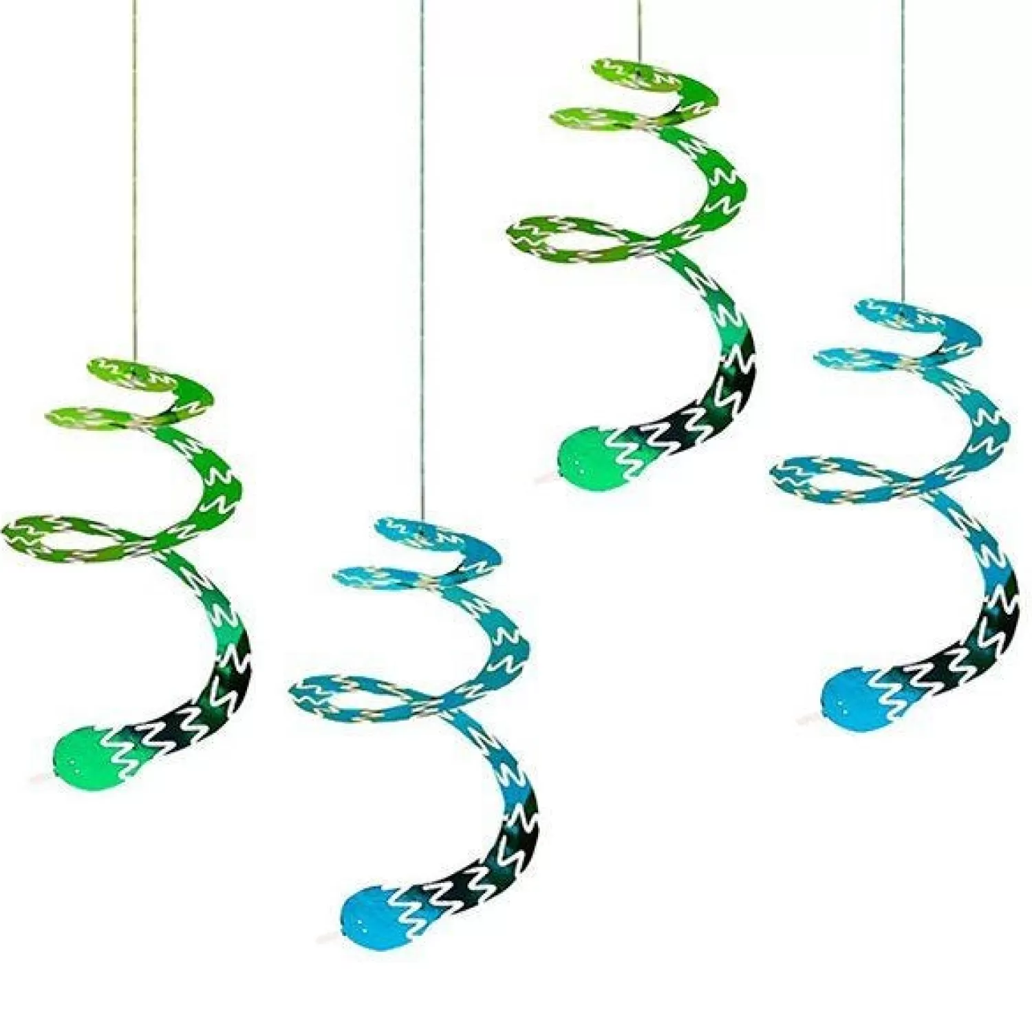 Cheap Party Delights Snappy Swirly Hanging Snakes (4Pk)