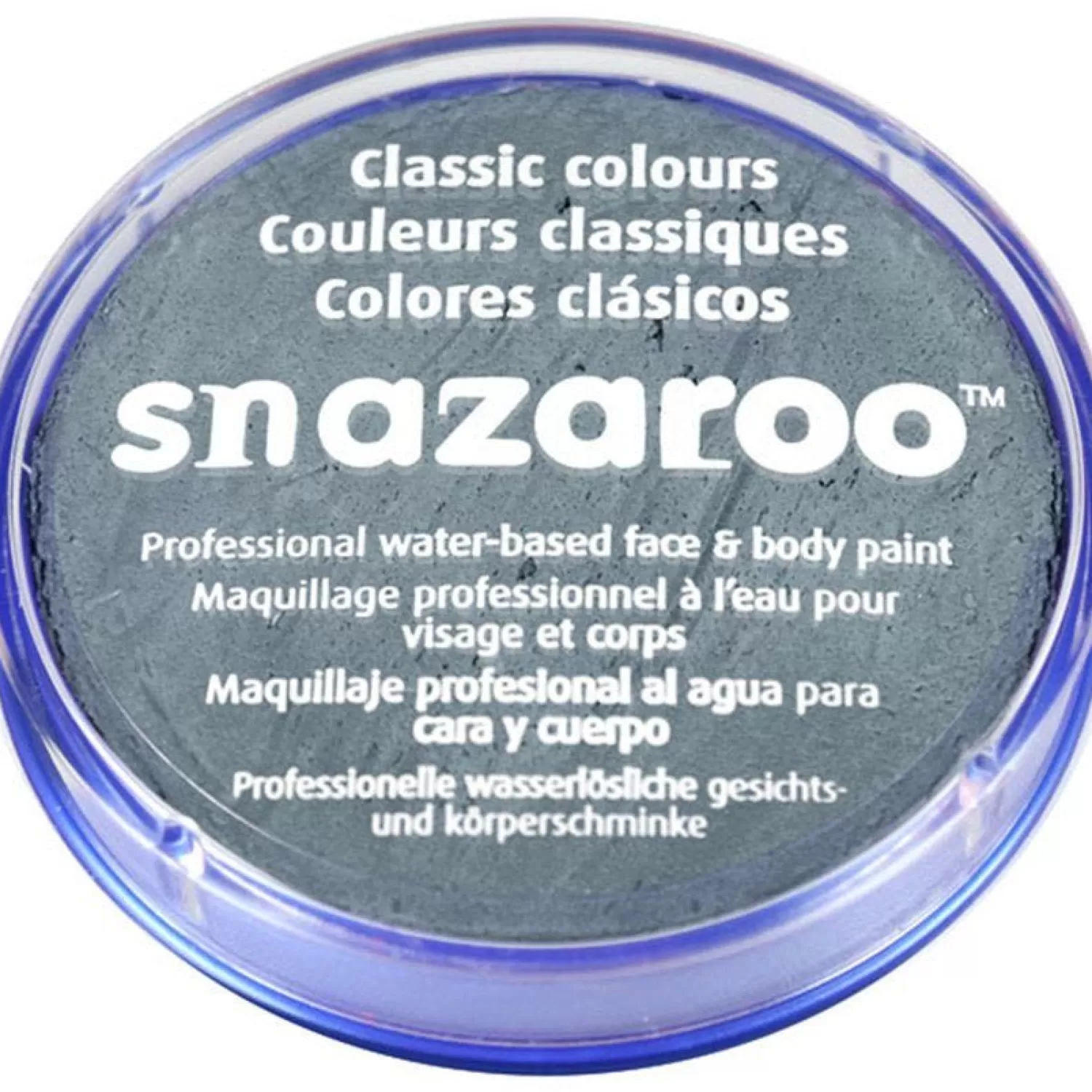 Snazaroo Dark Grey Face Paint -18Ml<Party Delights Best