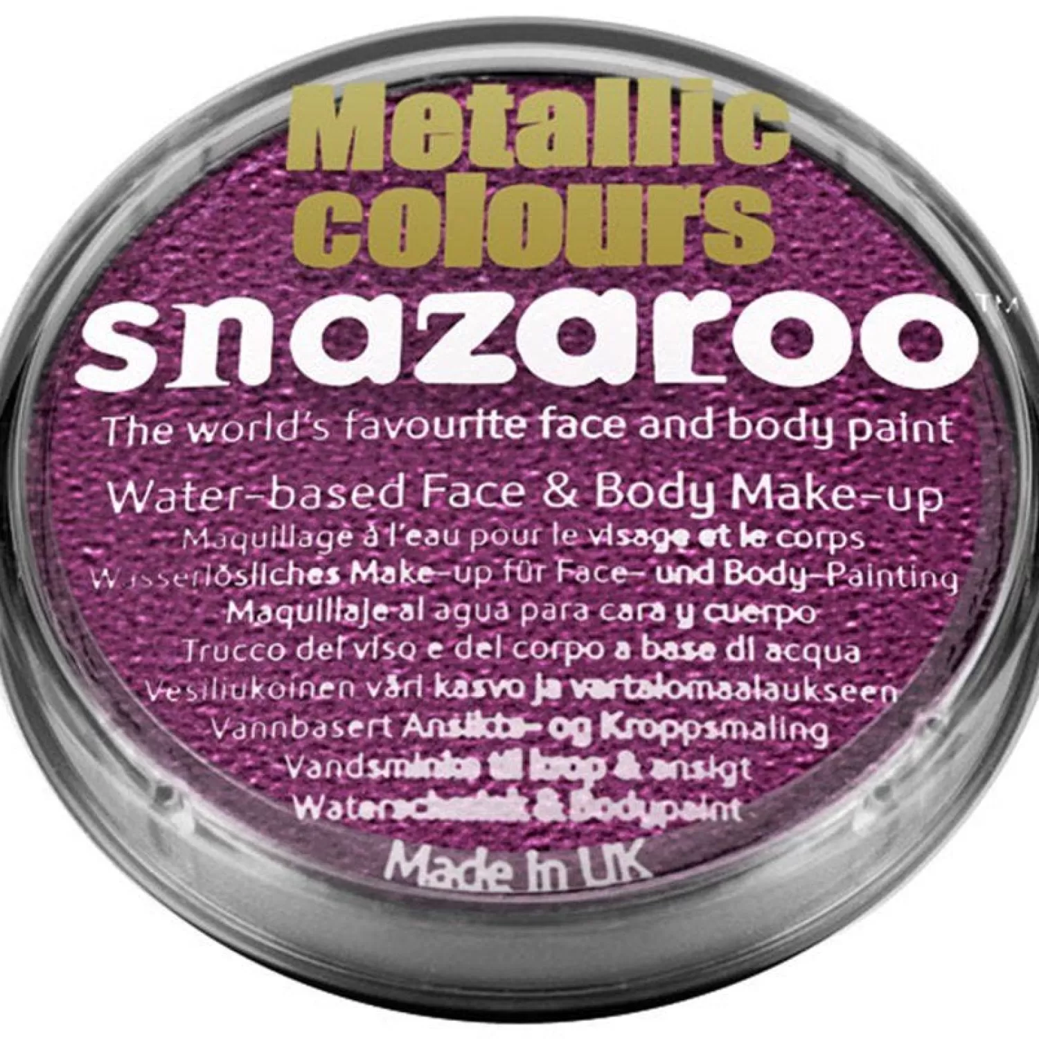 Shop Party Delights Snazaroo Electric Purple Face Paint - 18Ml