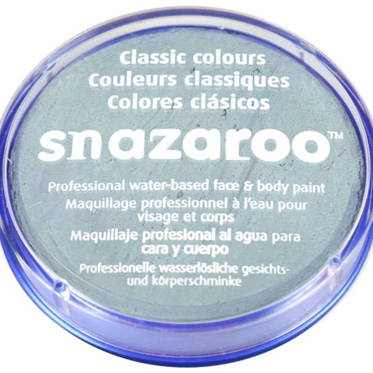 Snazaroo Light Grey Face Paint - 18Ml<Party Delights Clearance