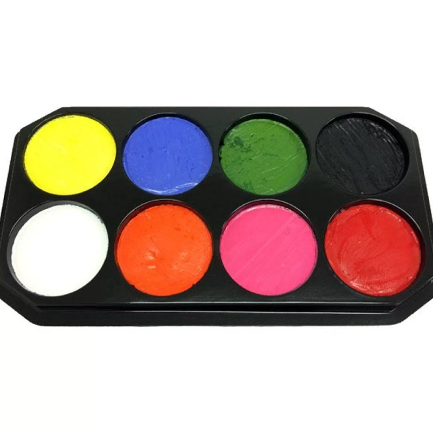 Hot Party Delights Snazaroo Palette & 8X 18Ml Colour Pots - 350 Faces