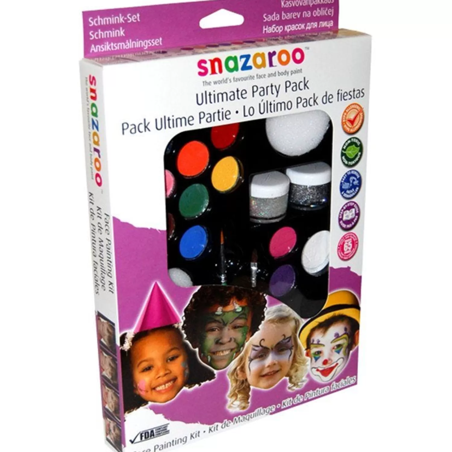 Hot Party Delights Snazaroo Party Face Paint Kit - 50 Faces