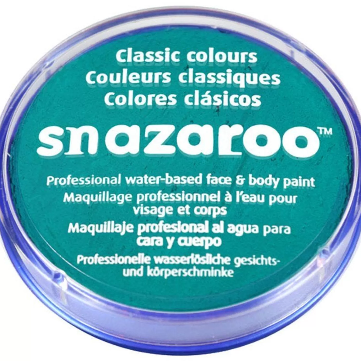 New Party Delights Snazaroo Sea Blue Face Paint - 18Ml