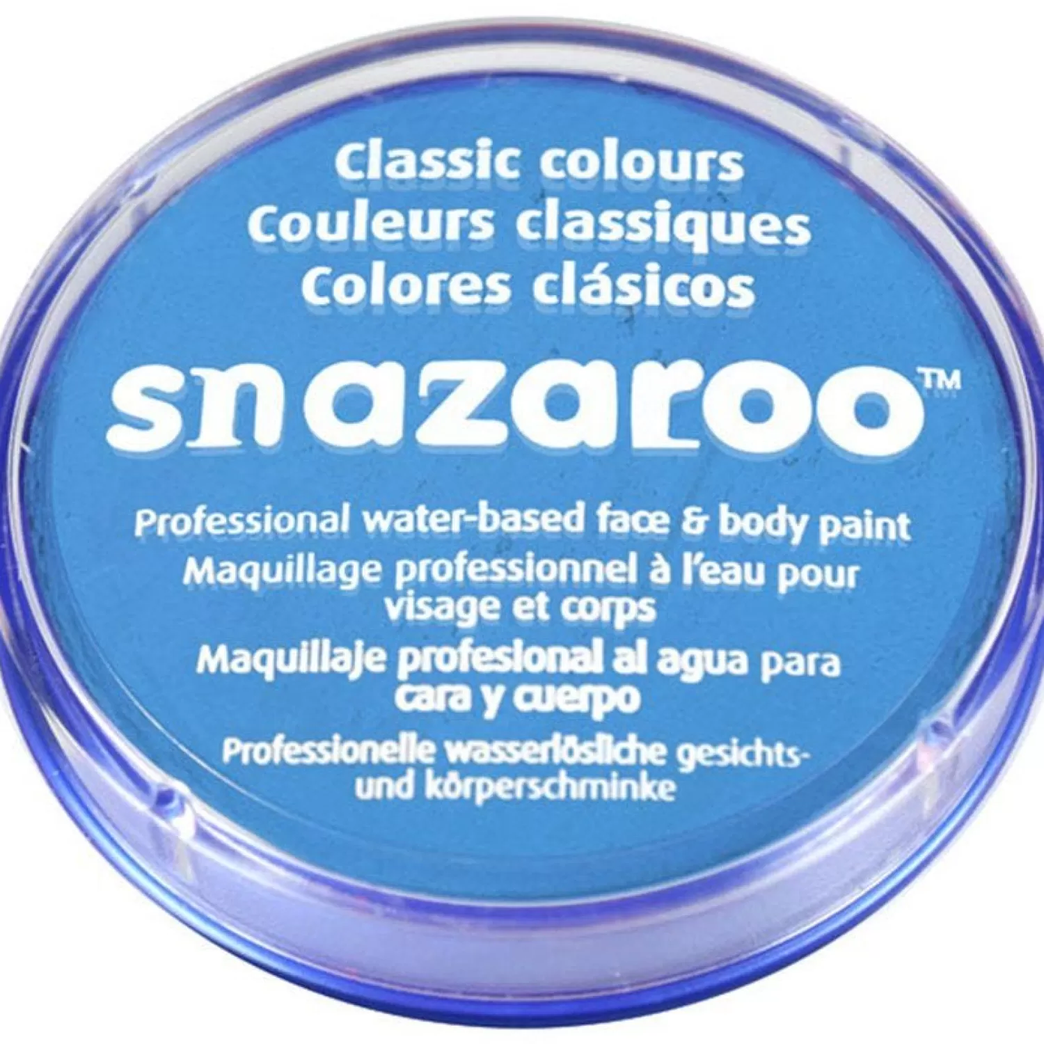 Clearance Party Delights Snazaroo Sky Blue Face Paint - 18Ml