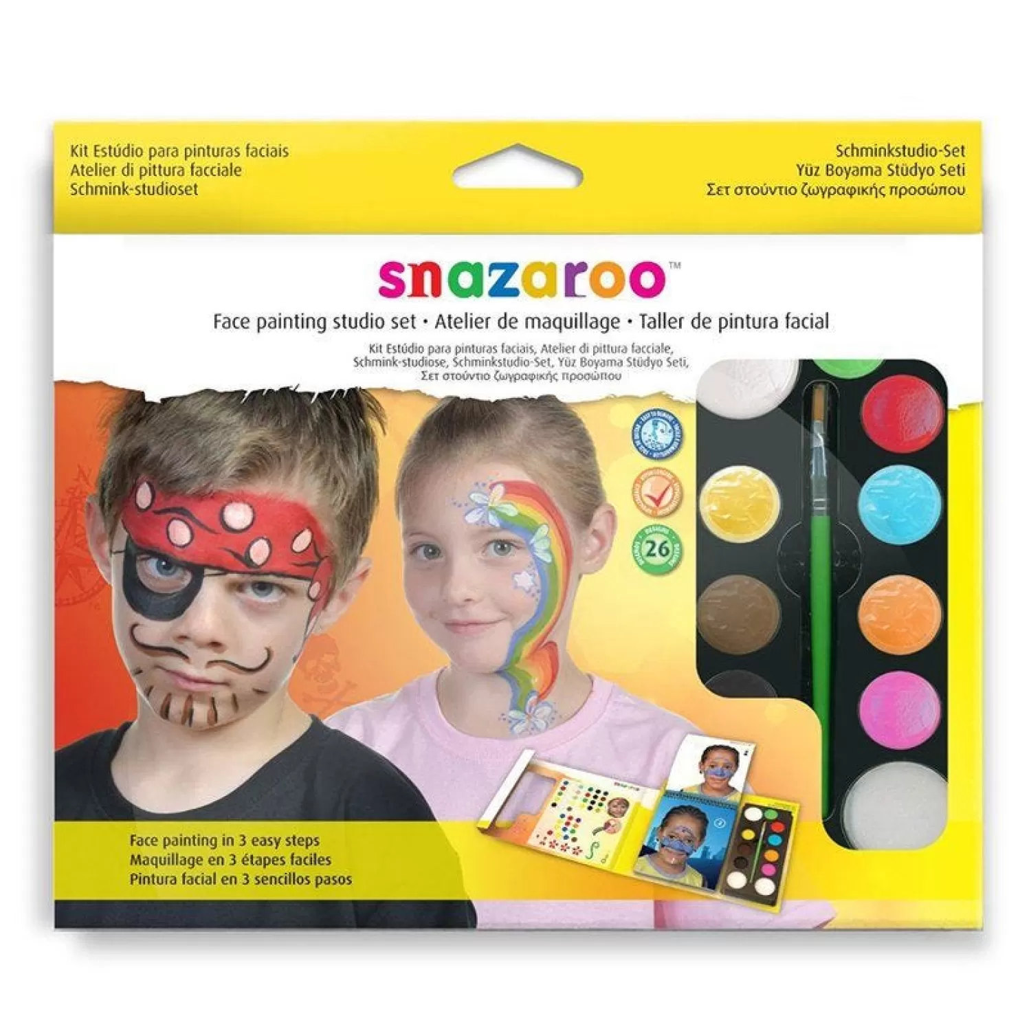 Clearance Party Delights Snazaroo Studio Face Painting Kit