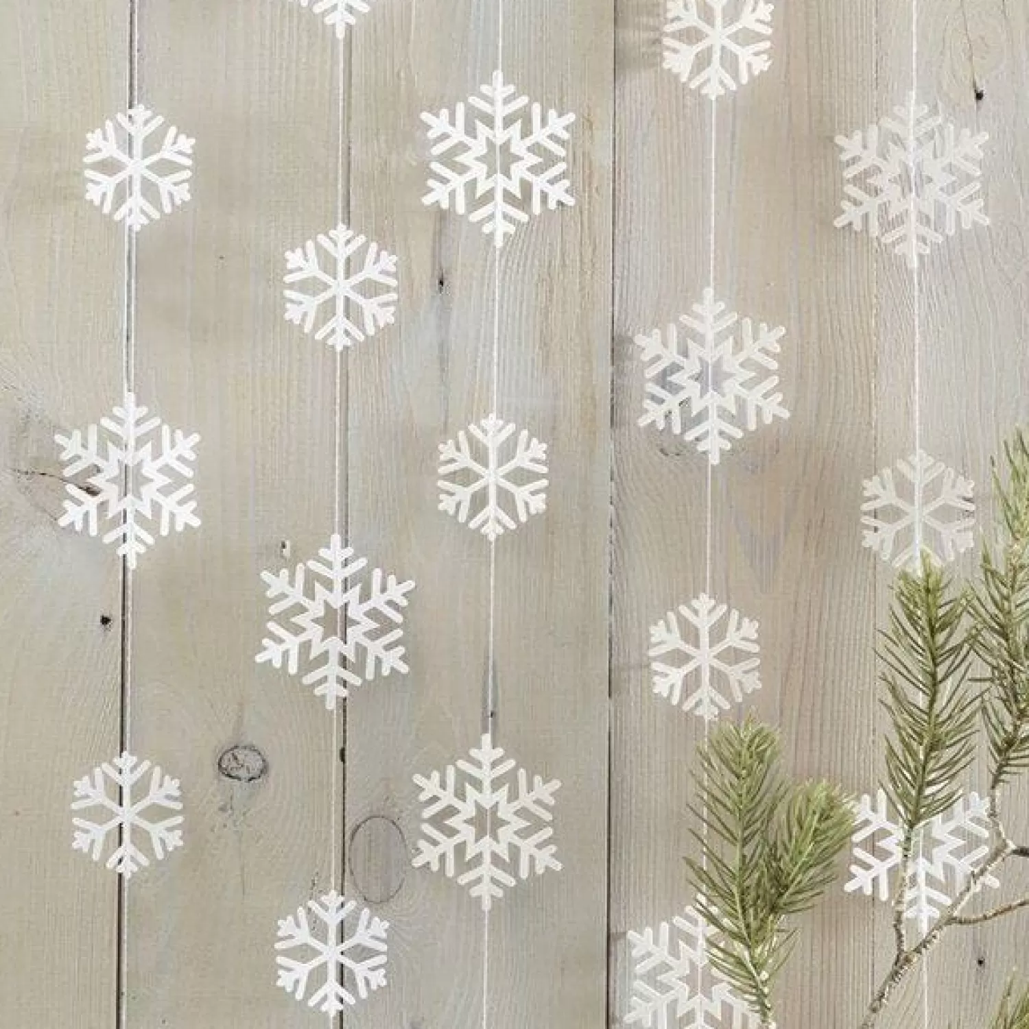 Snowflake Paper Garland - 5M<Party Delights Shop