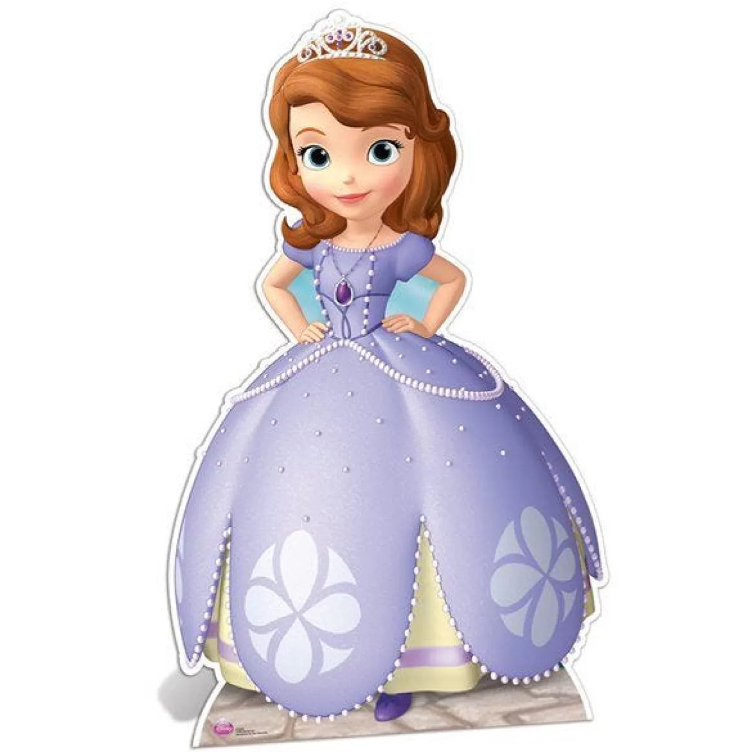 Fashion Party Delights Sofia The First Cardboard Cutout - 151Cm X 92Cm