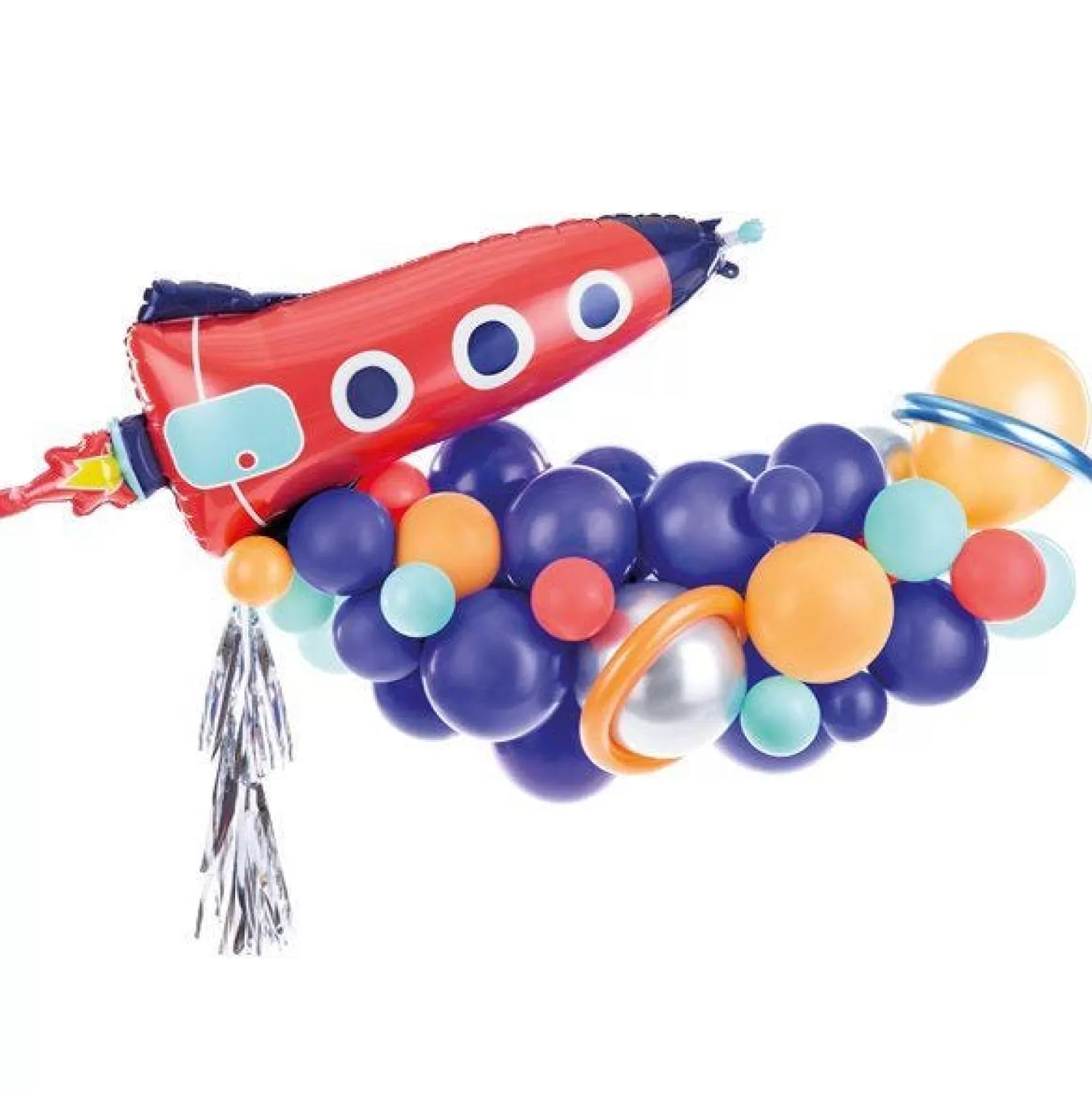 Cheap Party Delights Space Balloon Arch Garland - 39 Balloons