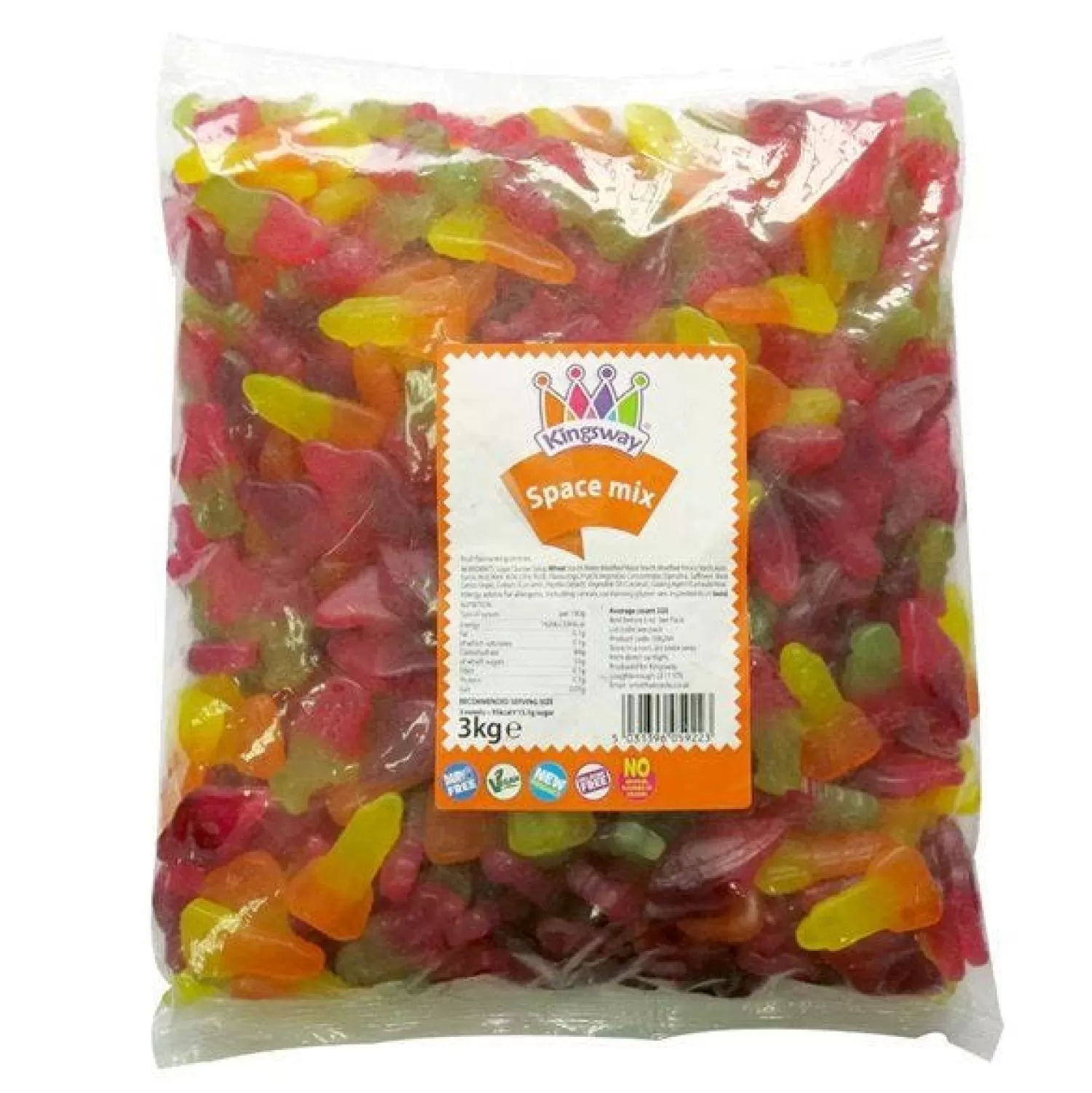 Best Party Delights Space Mix Fruit Gummies - 3Kg