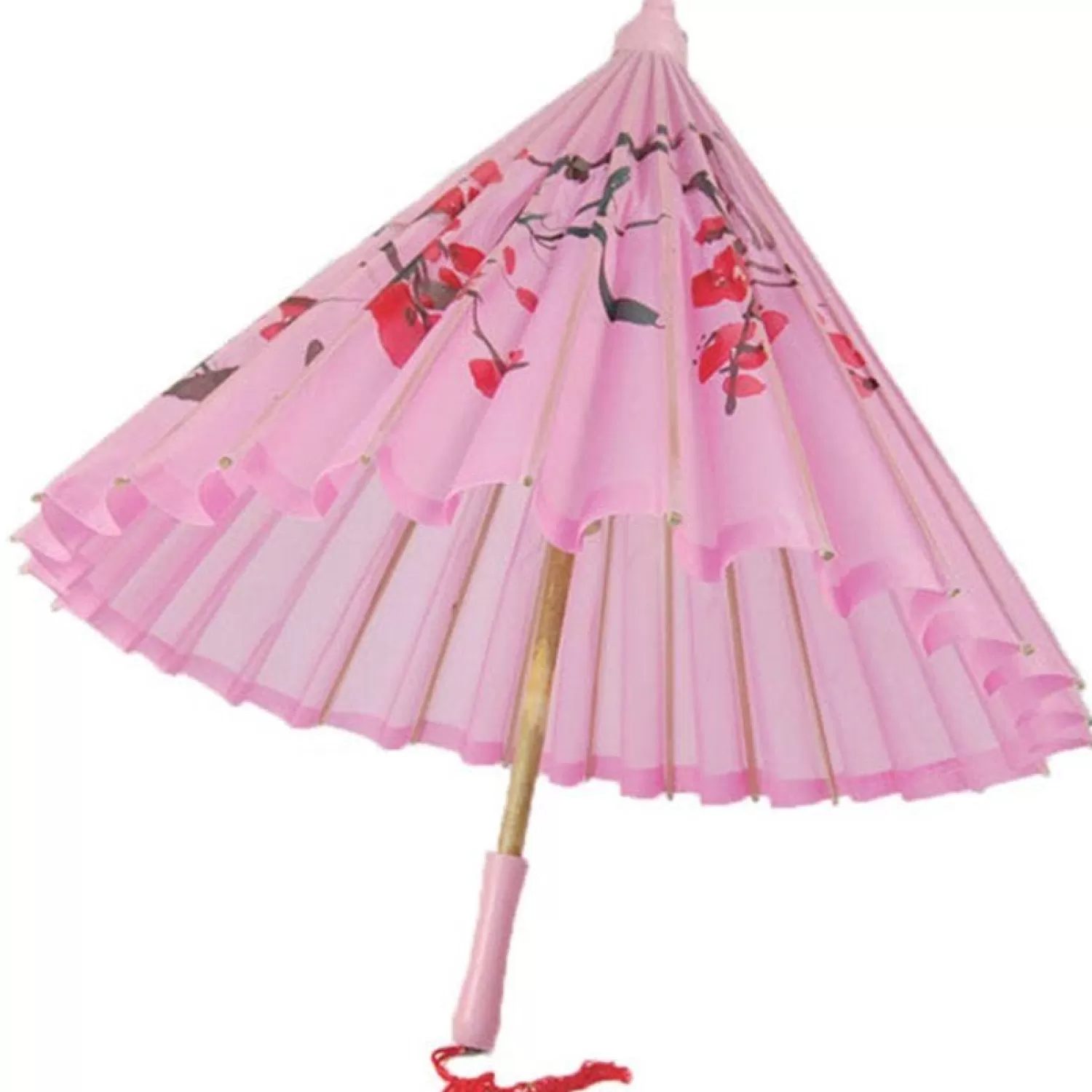 Best Party Delights Spanish Pink Silk Parasol - 53Cm