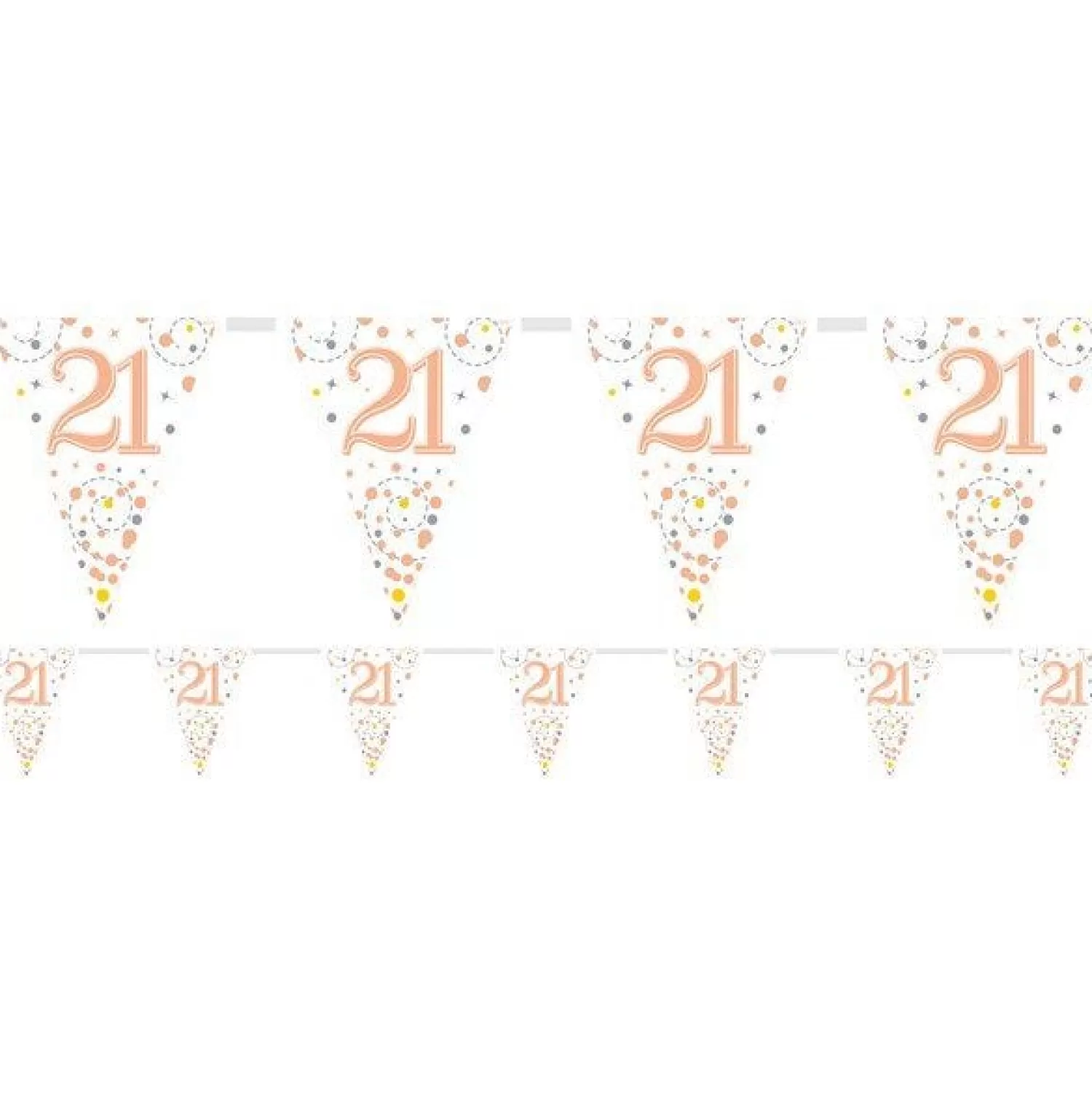 Flash Sale Party Delights Sparking Fizz 21St Foil Bunting - 3.9M