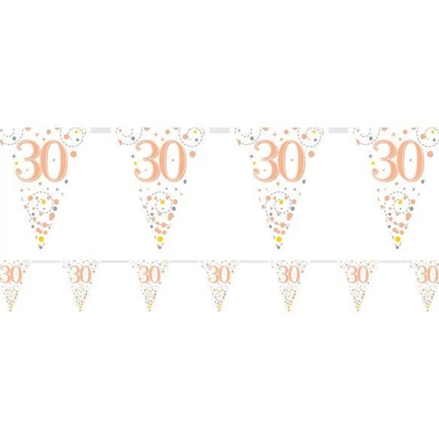 Flash Sale Party Delights Sparkling Fizz 30Th Foil Bunting - 3.9M