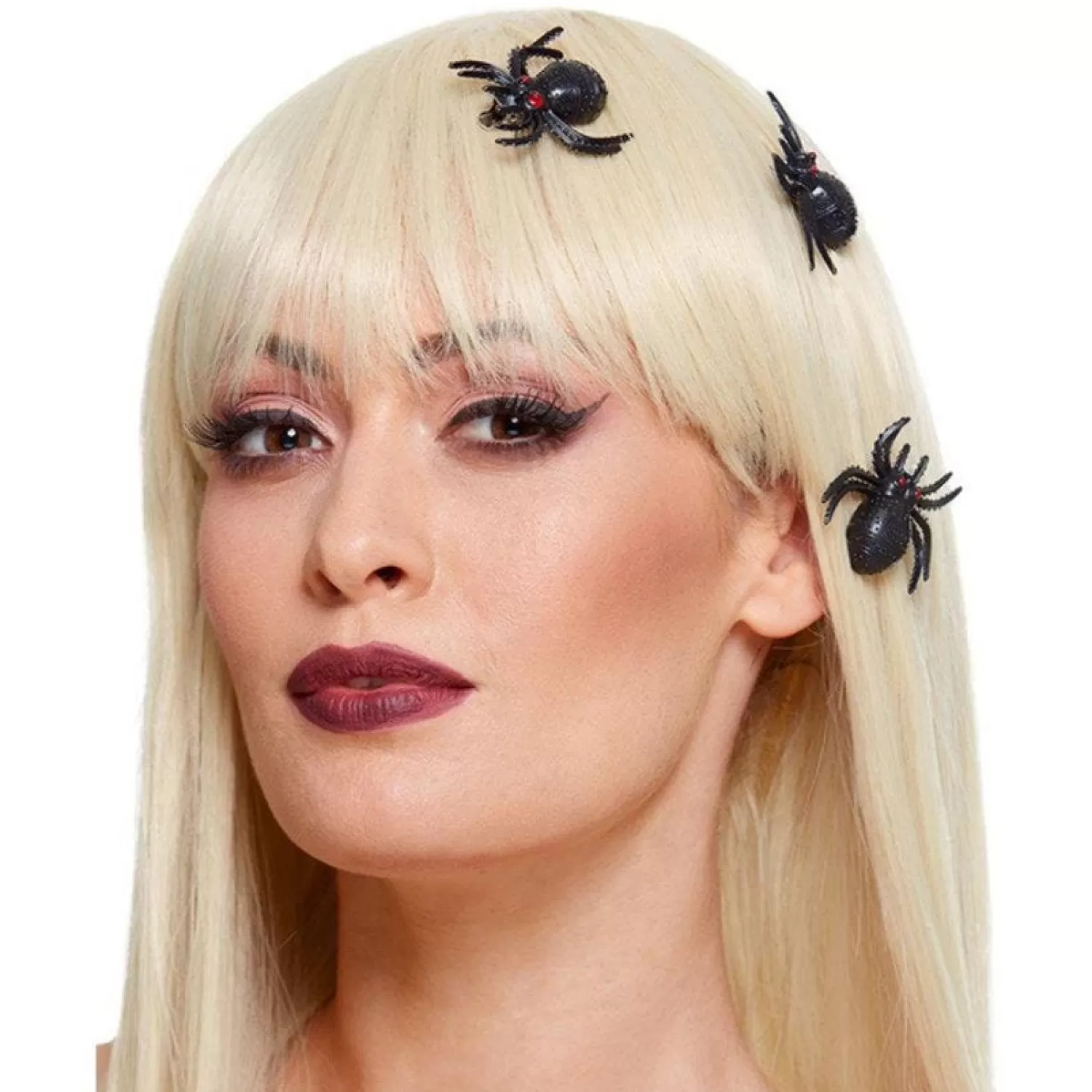 Cheap Party Delights Spider Hair Clips