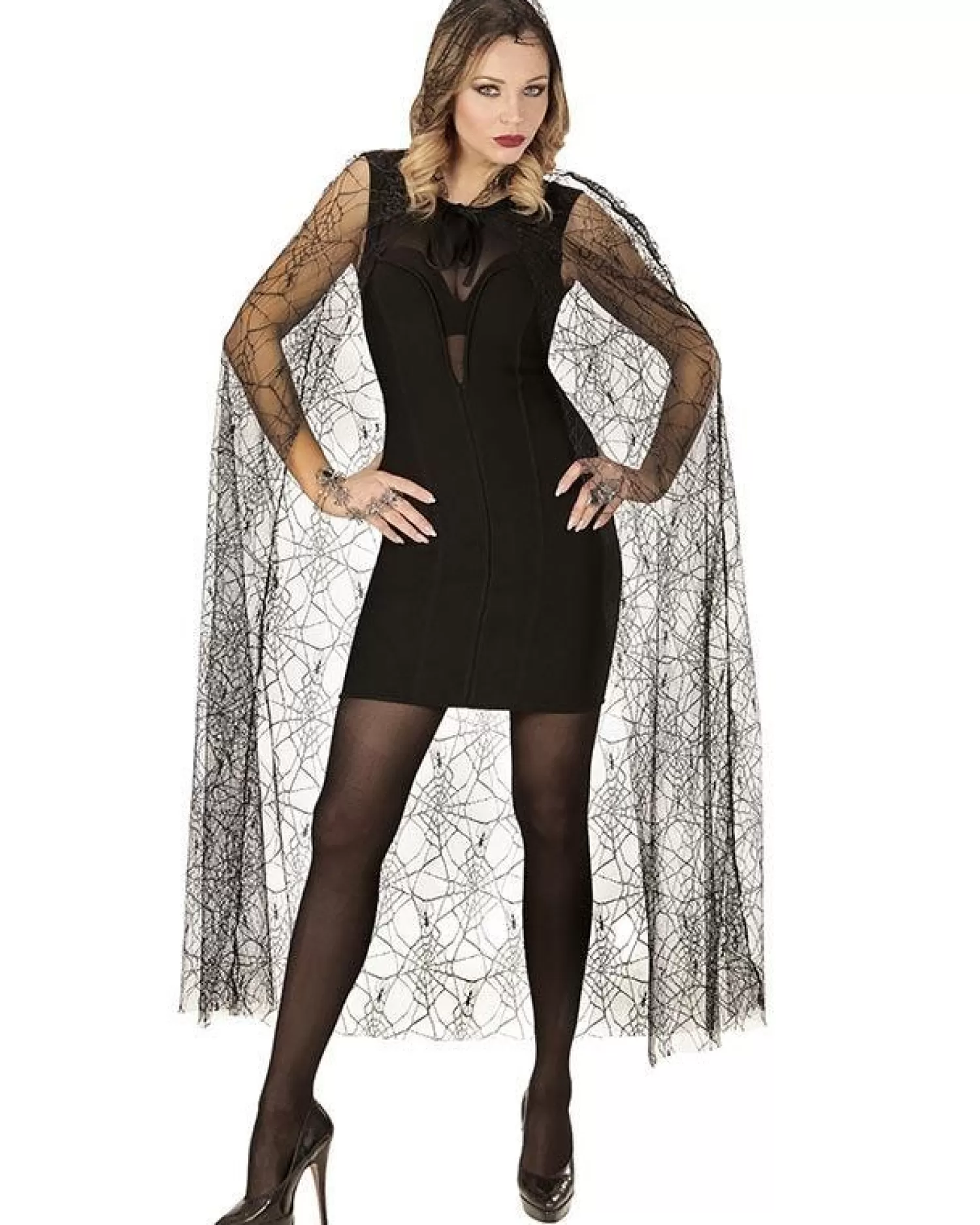 Spidermesh Cape - 140Cm<Party Delights Flash Sale