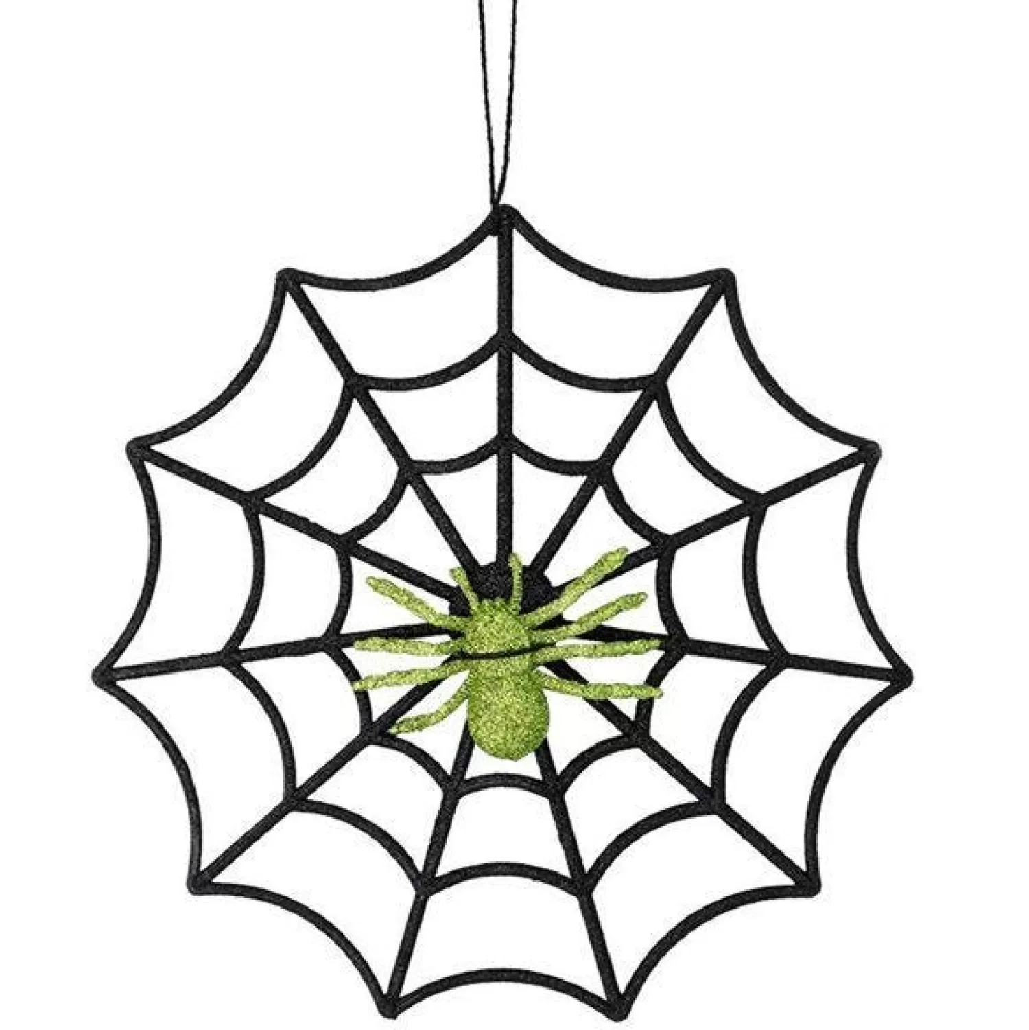 Spiderweb With Glitter Spider<Party Delights Hot