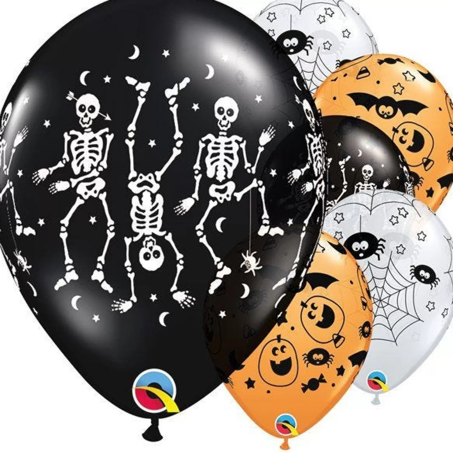 Spooky Assorted Balloons - 11" Latex (25Pk)<Party Delights Store