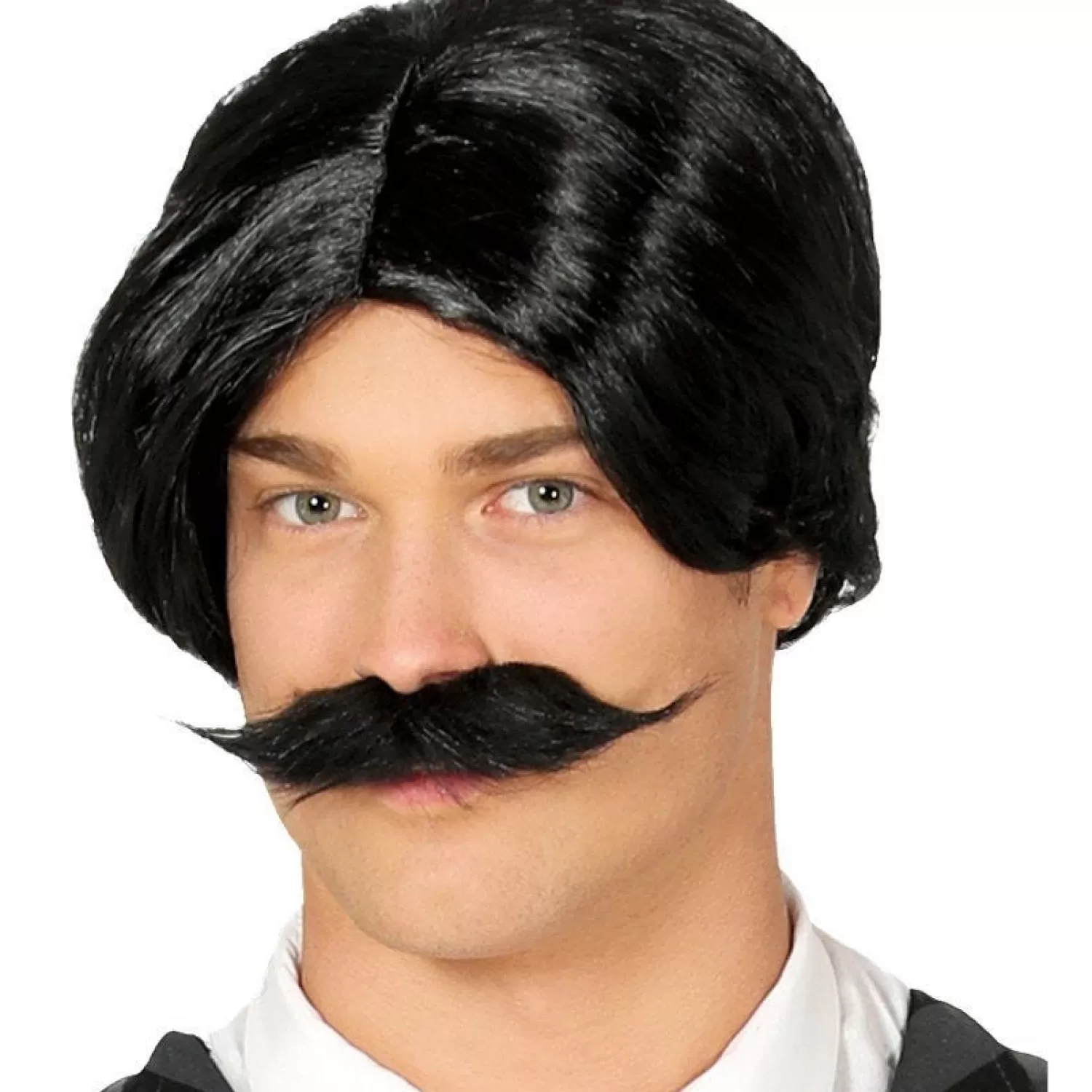 Spooky Family Dad Wig & Moustache<Party Delights Hot