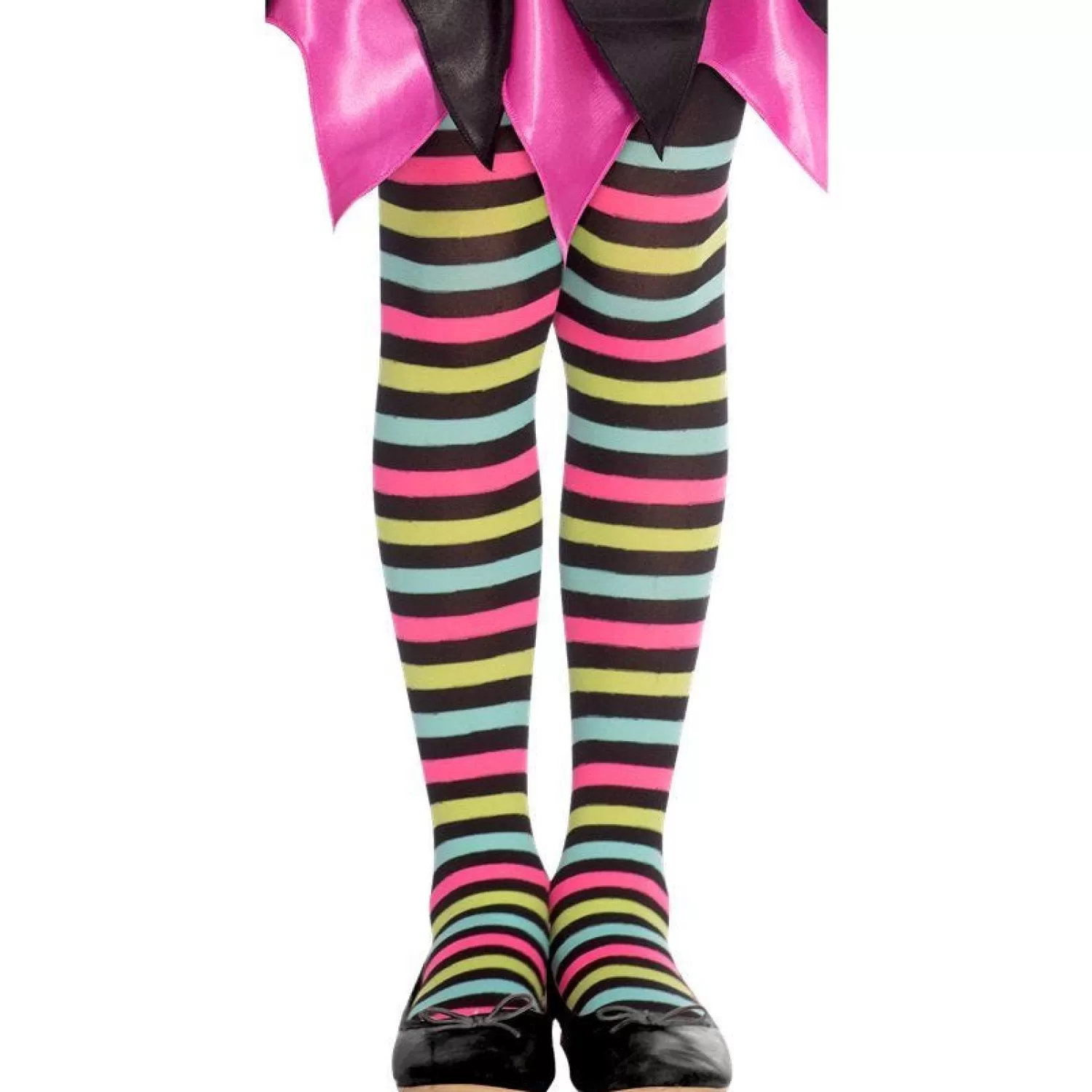 Spot Witch Striped Tights - Child 3-5 Years<Party Delights Outlet