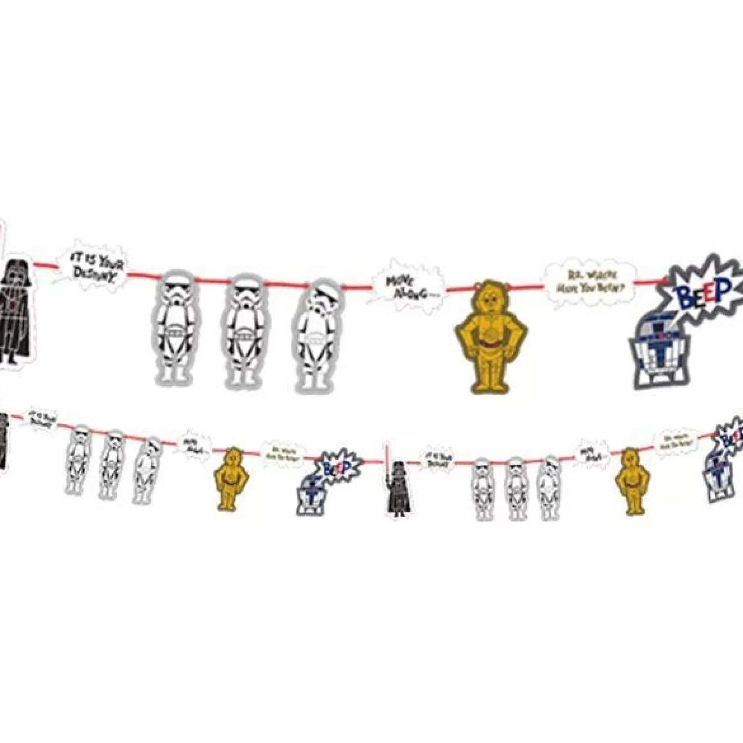 Sale Party Delights Star Wars Paper Banner - 2M