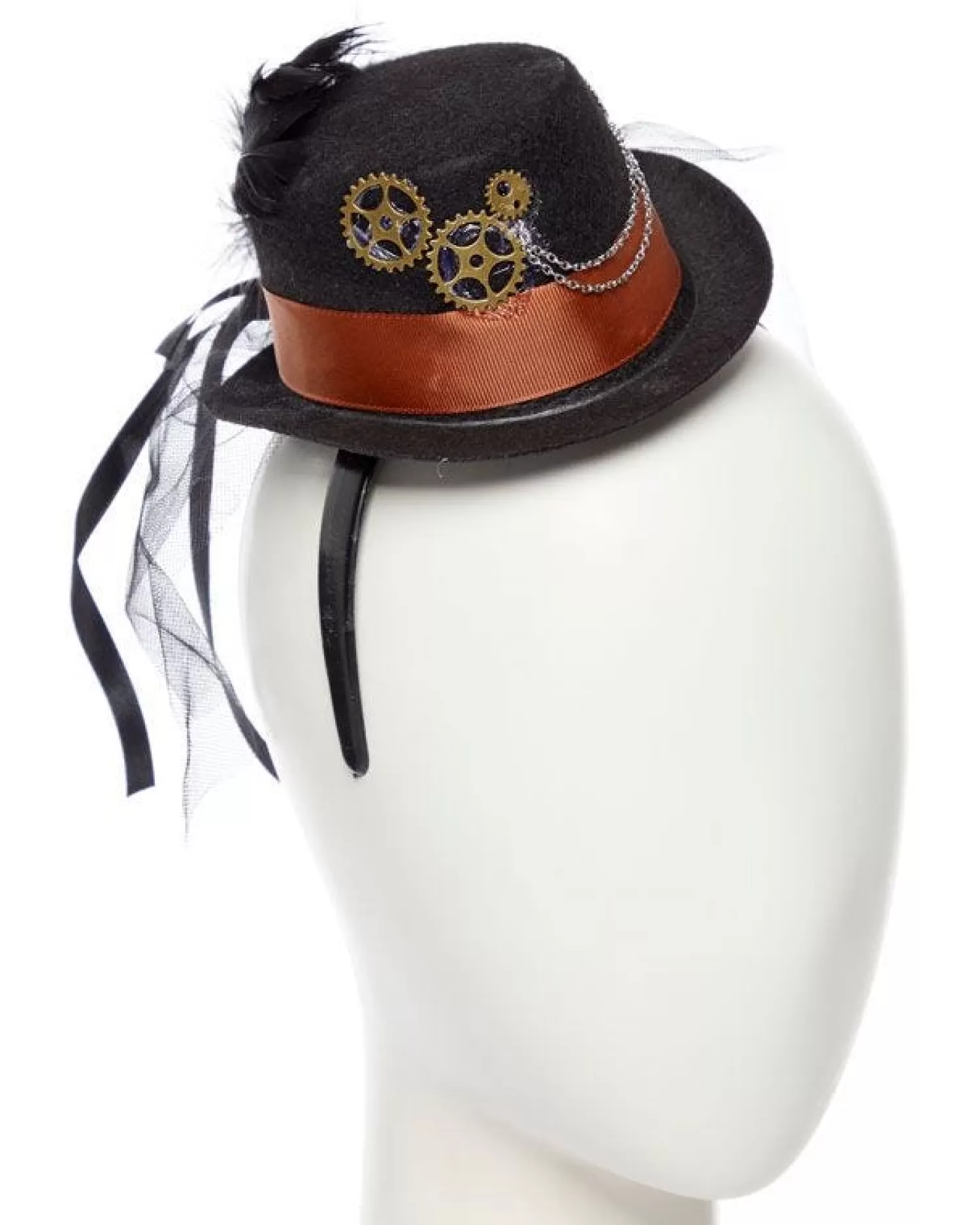 Steampunk Gear Mini Top Hat<Party Delights Store