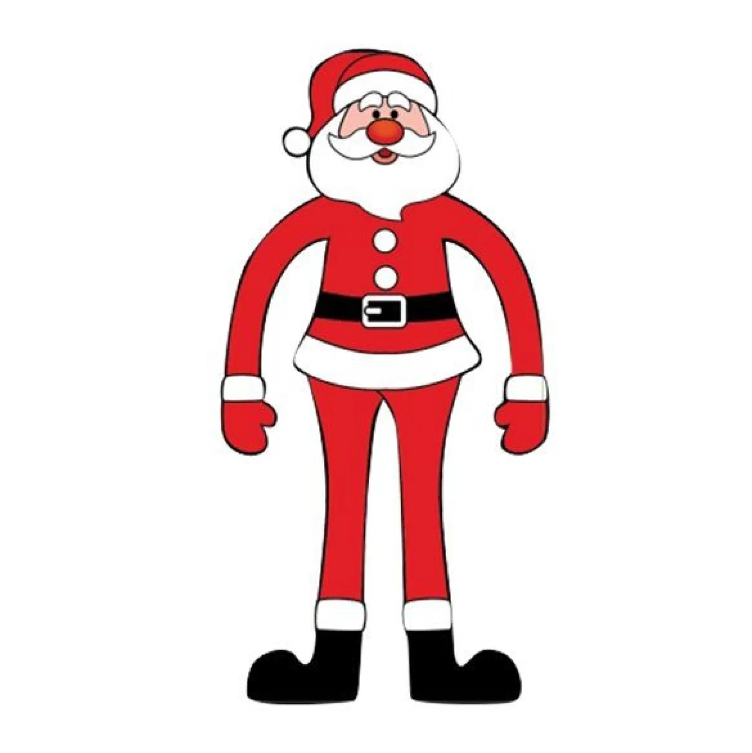 Stretchy Father Christmas - 12Cm<Party Delights Cheap