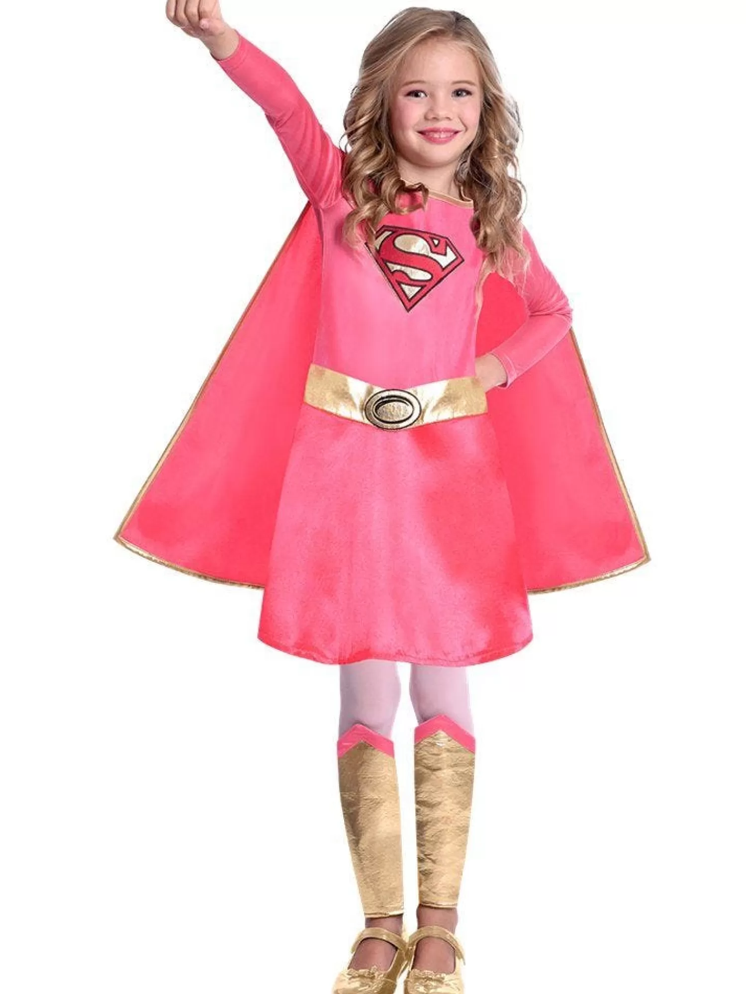 Supergirl Pink - Child Costume<Party Delights Flash Sale