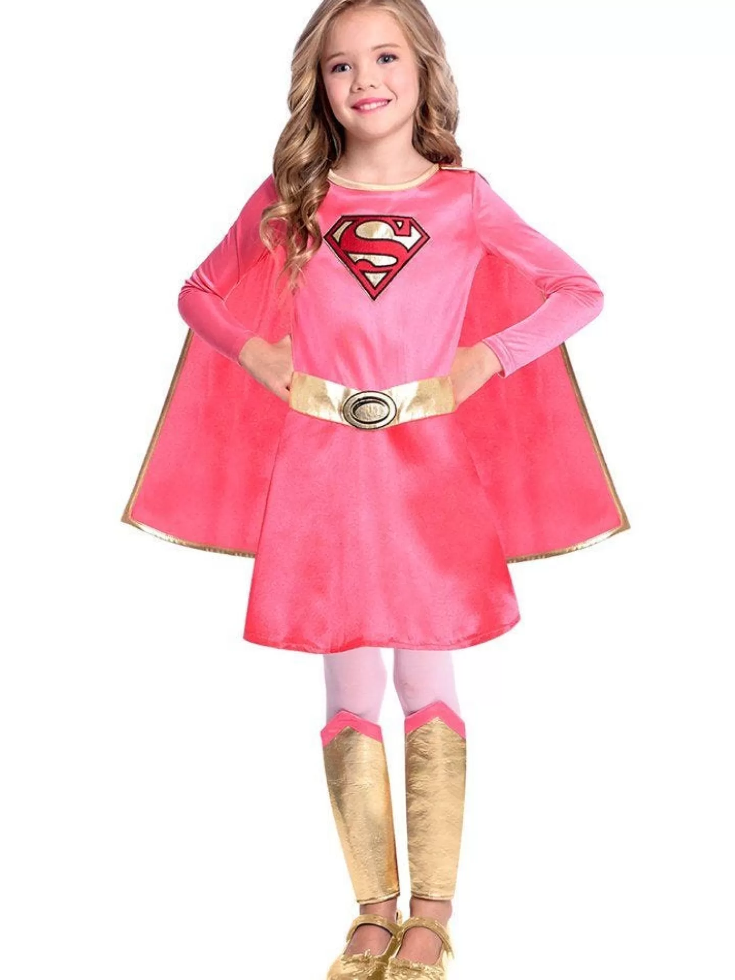 Supergirl Pink - Child Costume<Party Delights Flash Sale