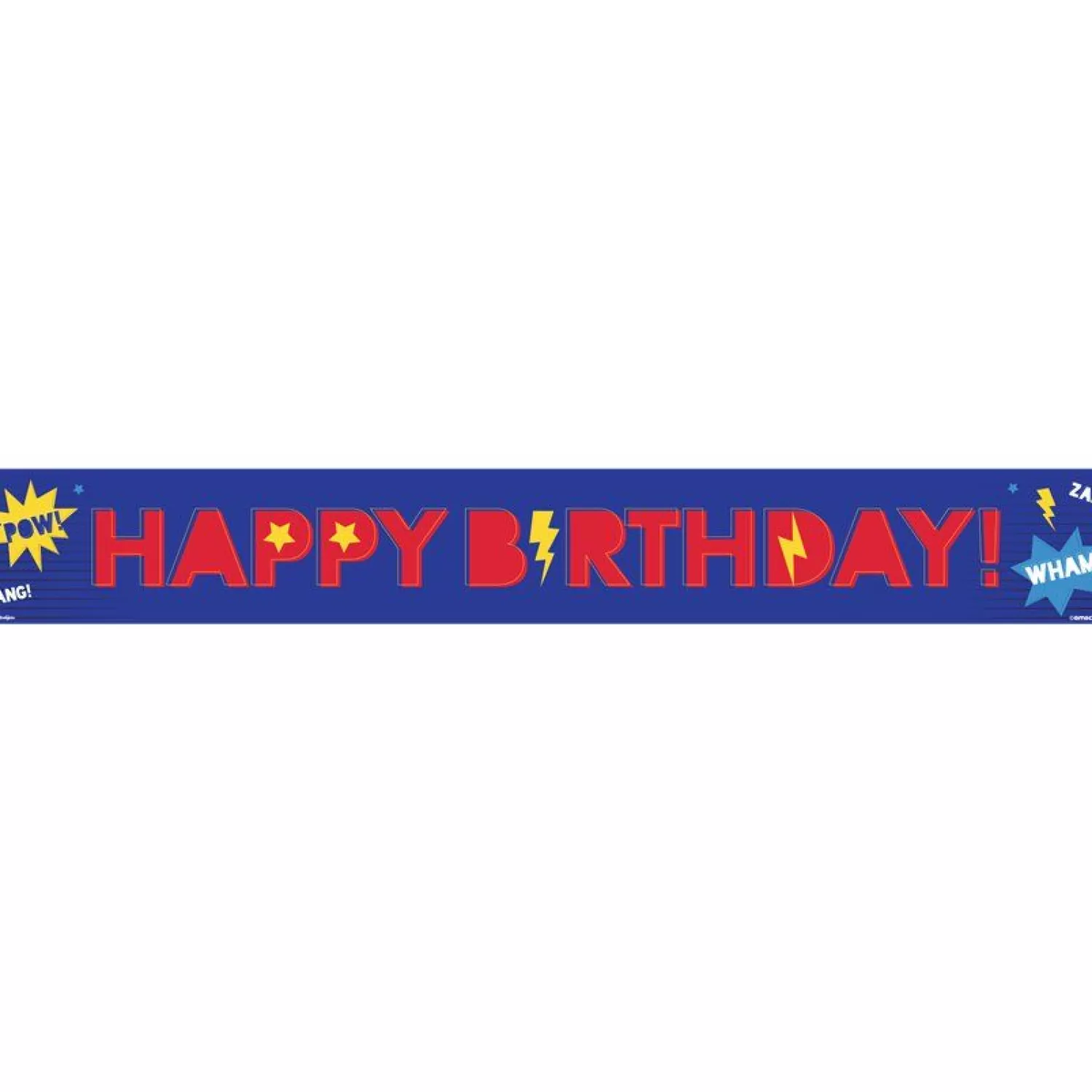 Cheap Party Delights Superhero Paper Birthday Banners (3Pk)