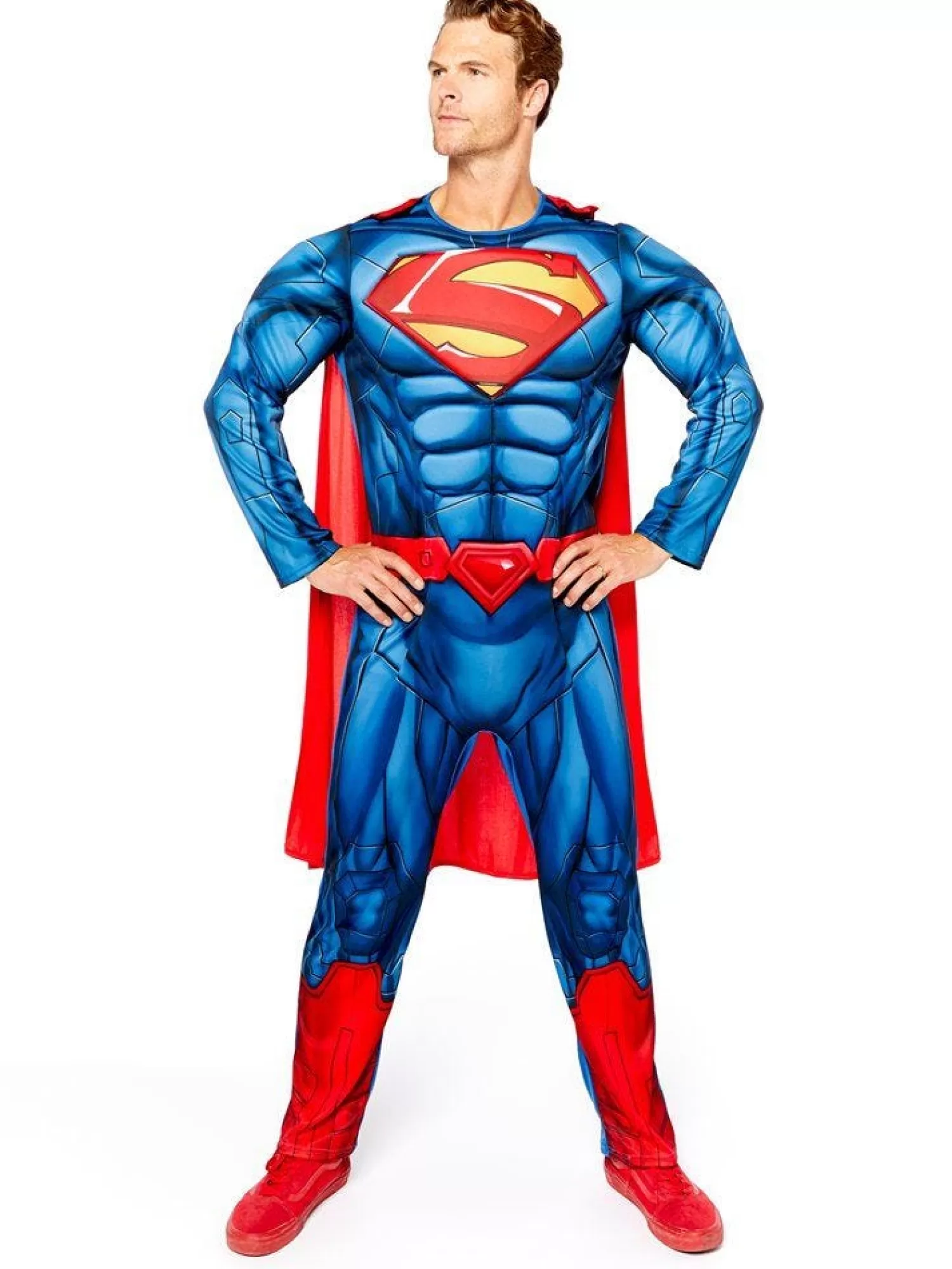 Superman Muscle Chest - Adult Costume<Party Delights Shop