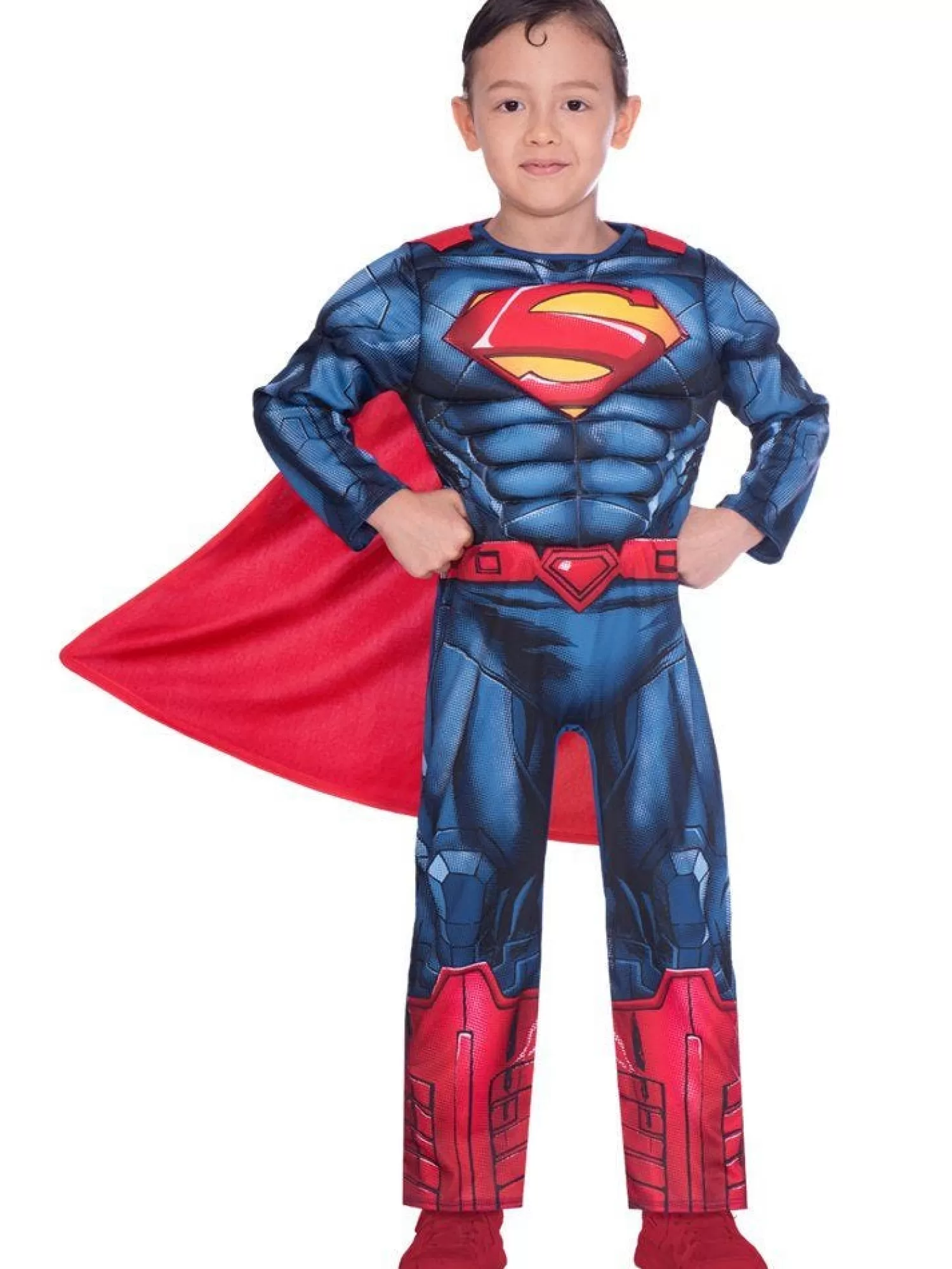 Superman Muscle Chest - Child Costume<Party Delights Online